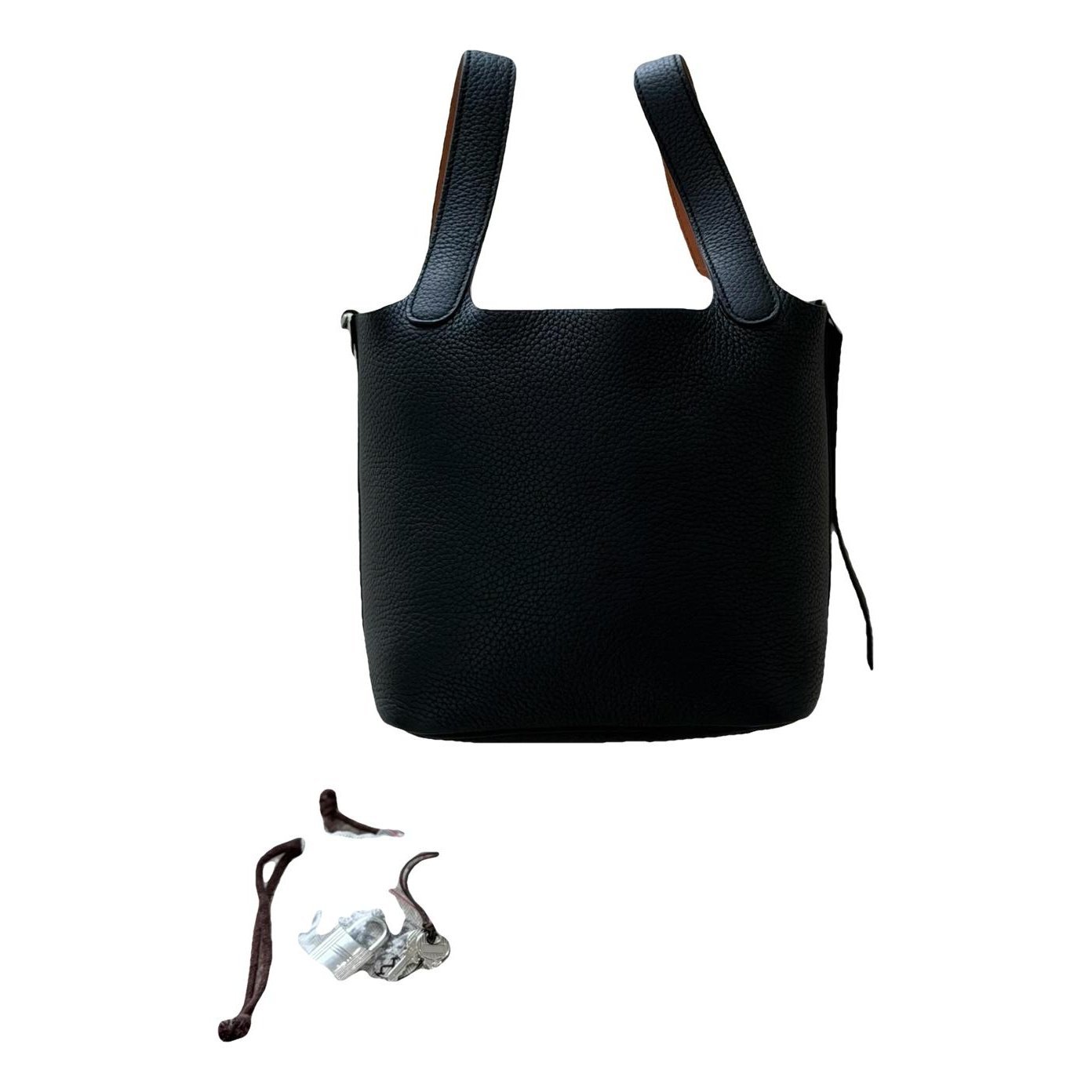 Picotin leather tote