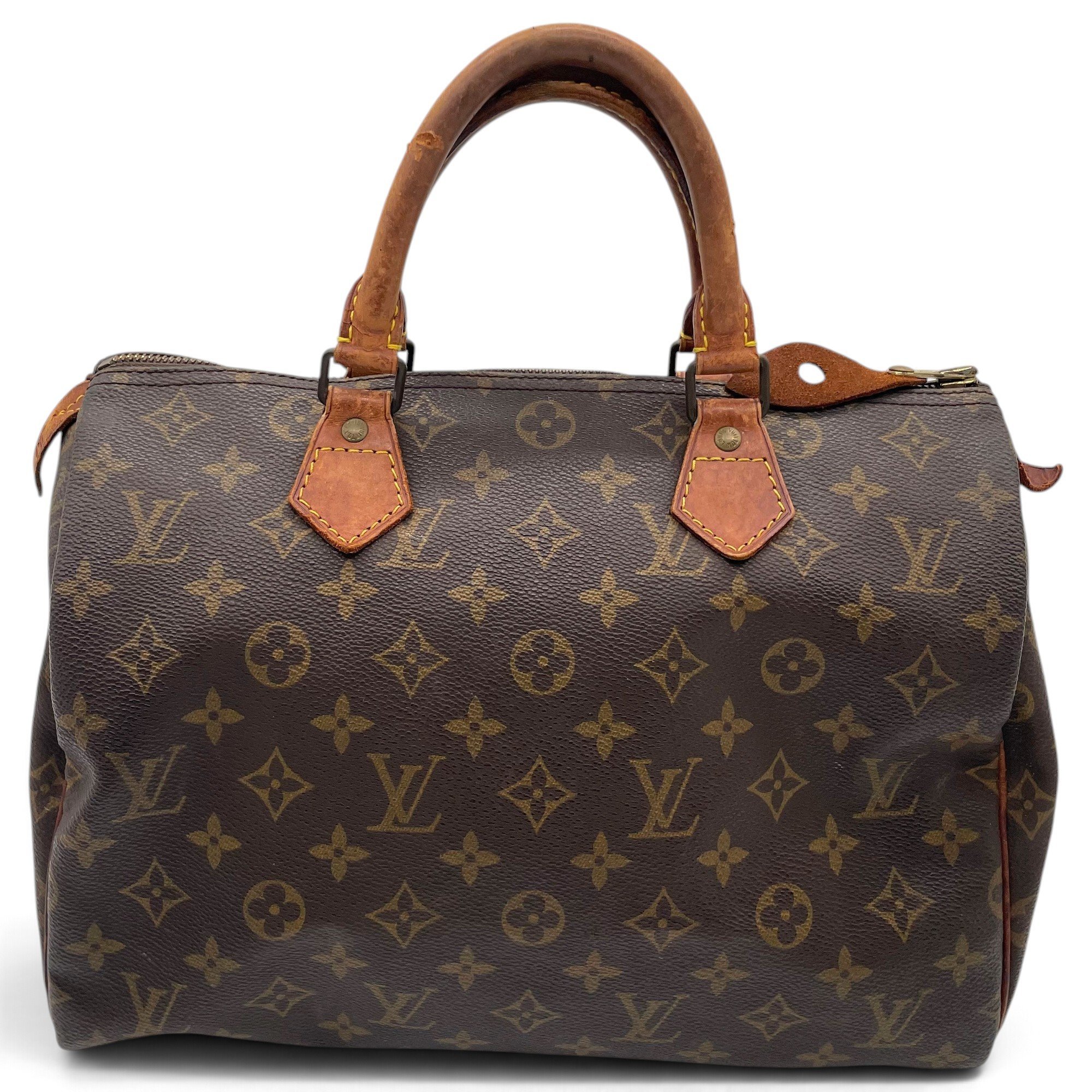 Speedy leather handbag