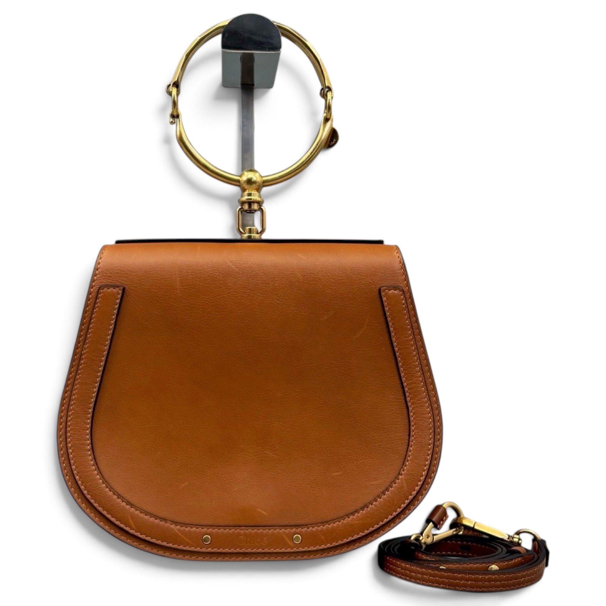 Bracelet Nile leather crossbody bag