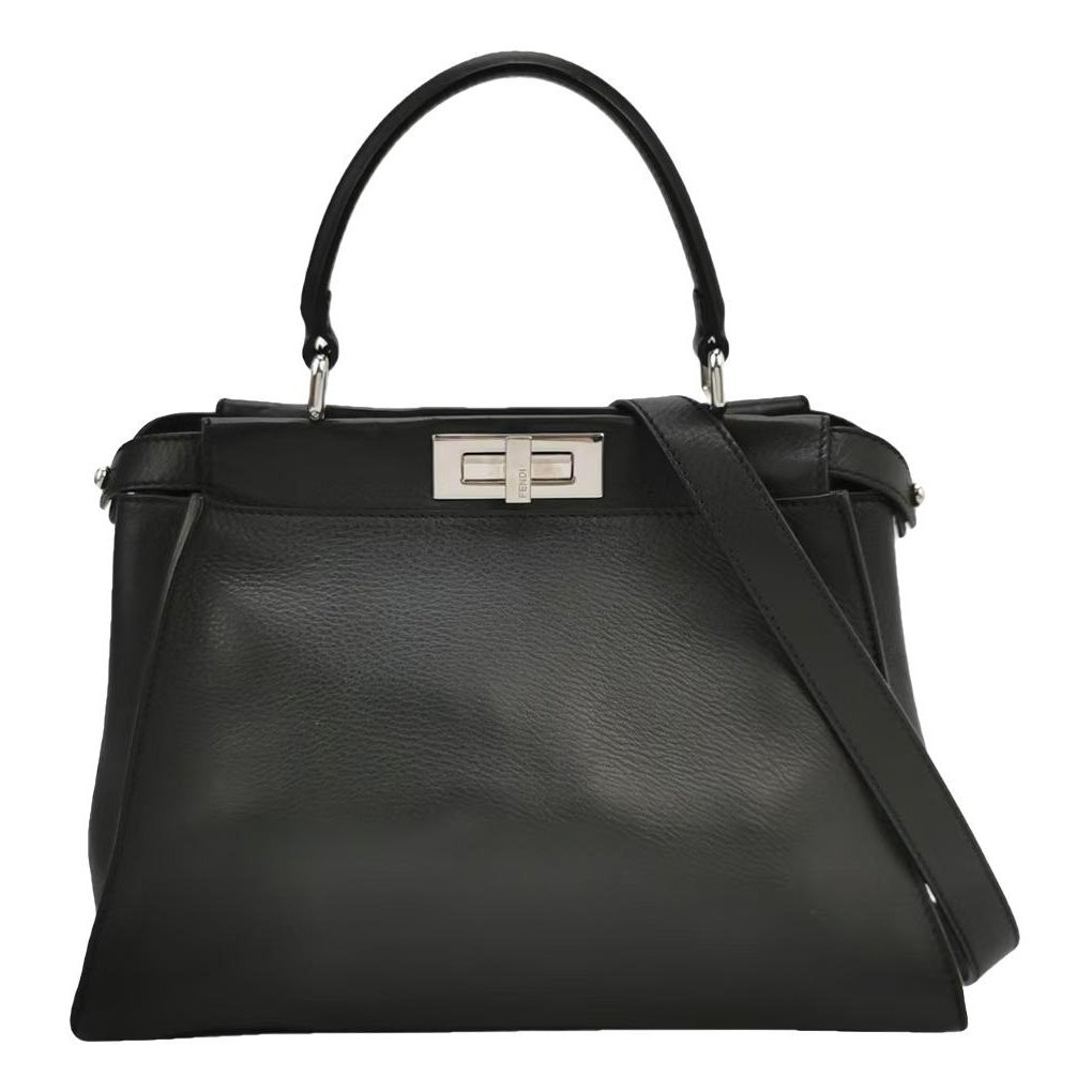 Peekaboo leather handbag
