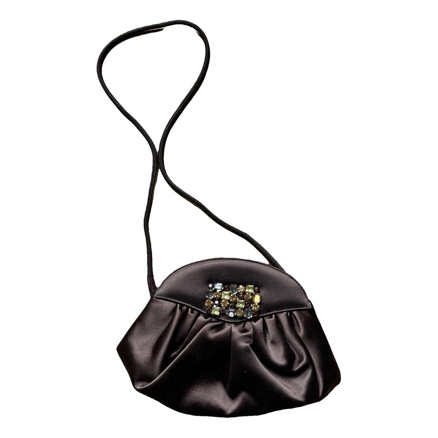Silk clutch bag