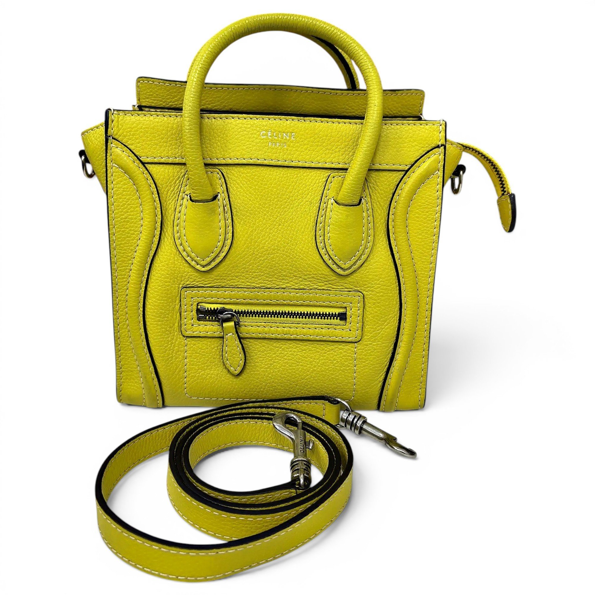 Nano Luggage leather handbag