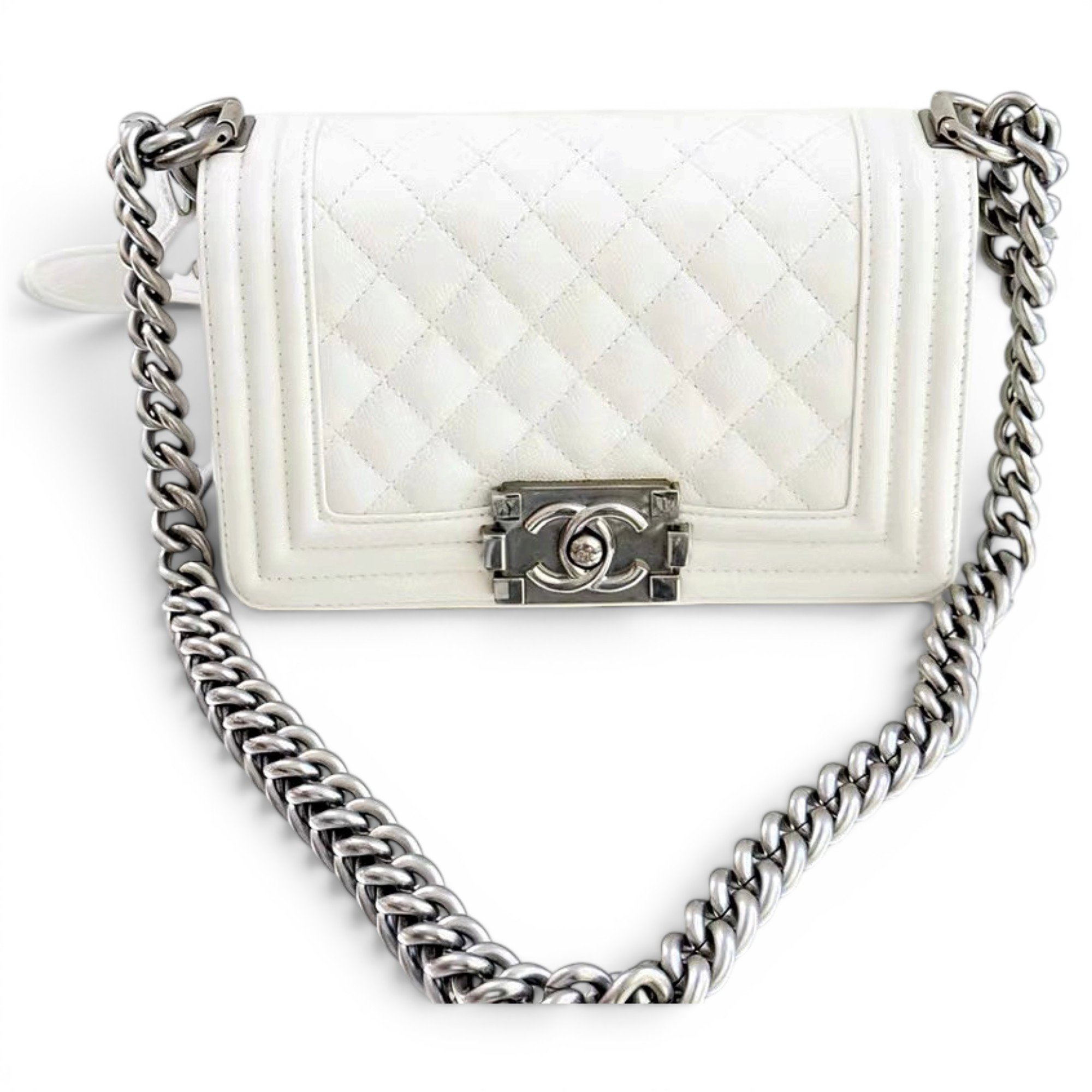 Boy leather crossbody bag