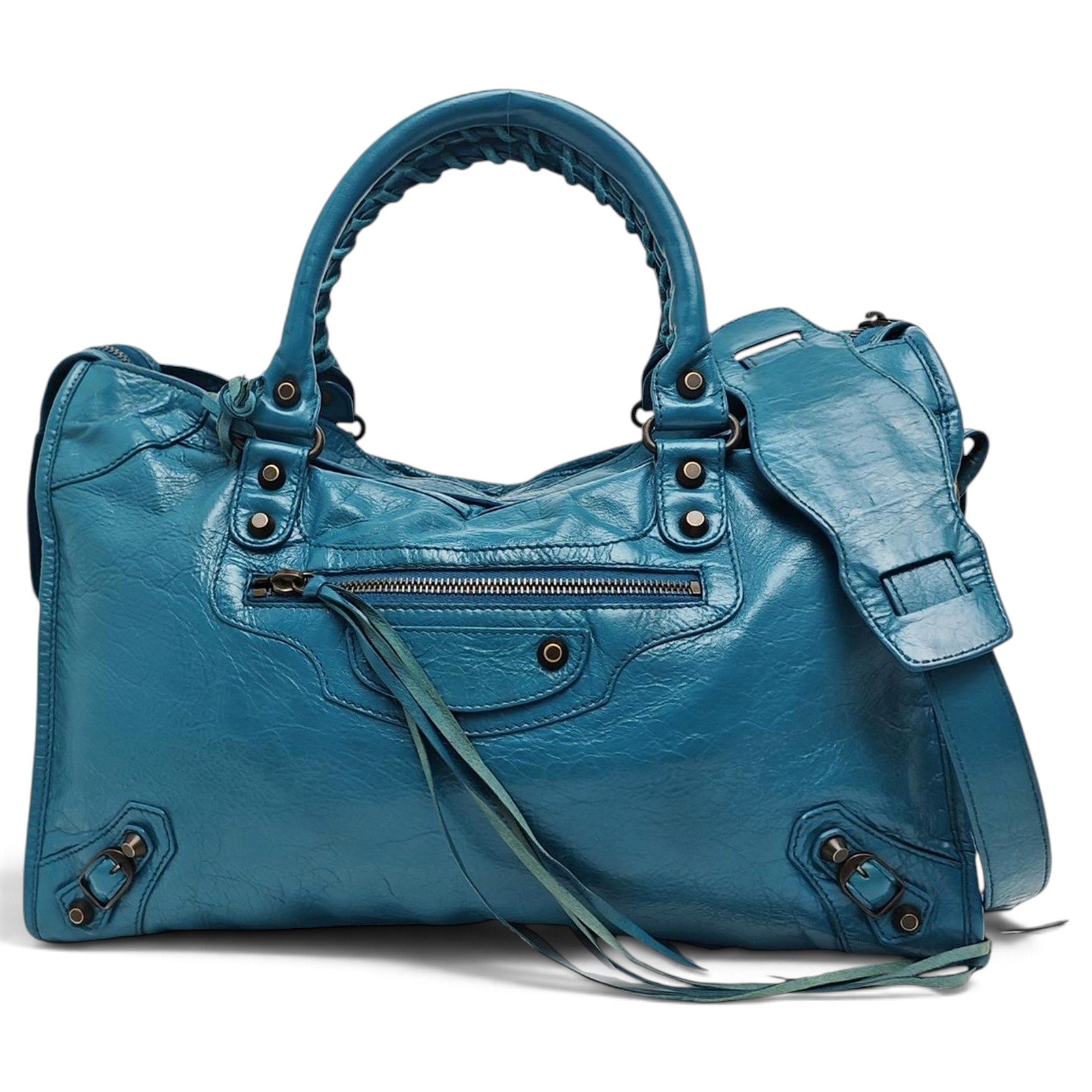 Leather handbag