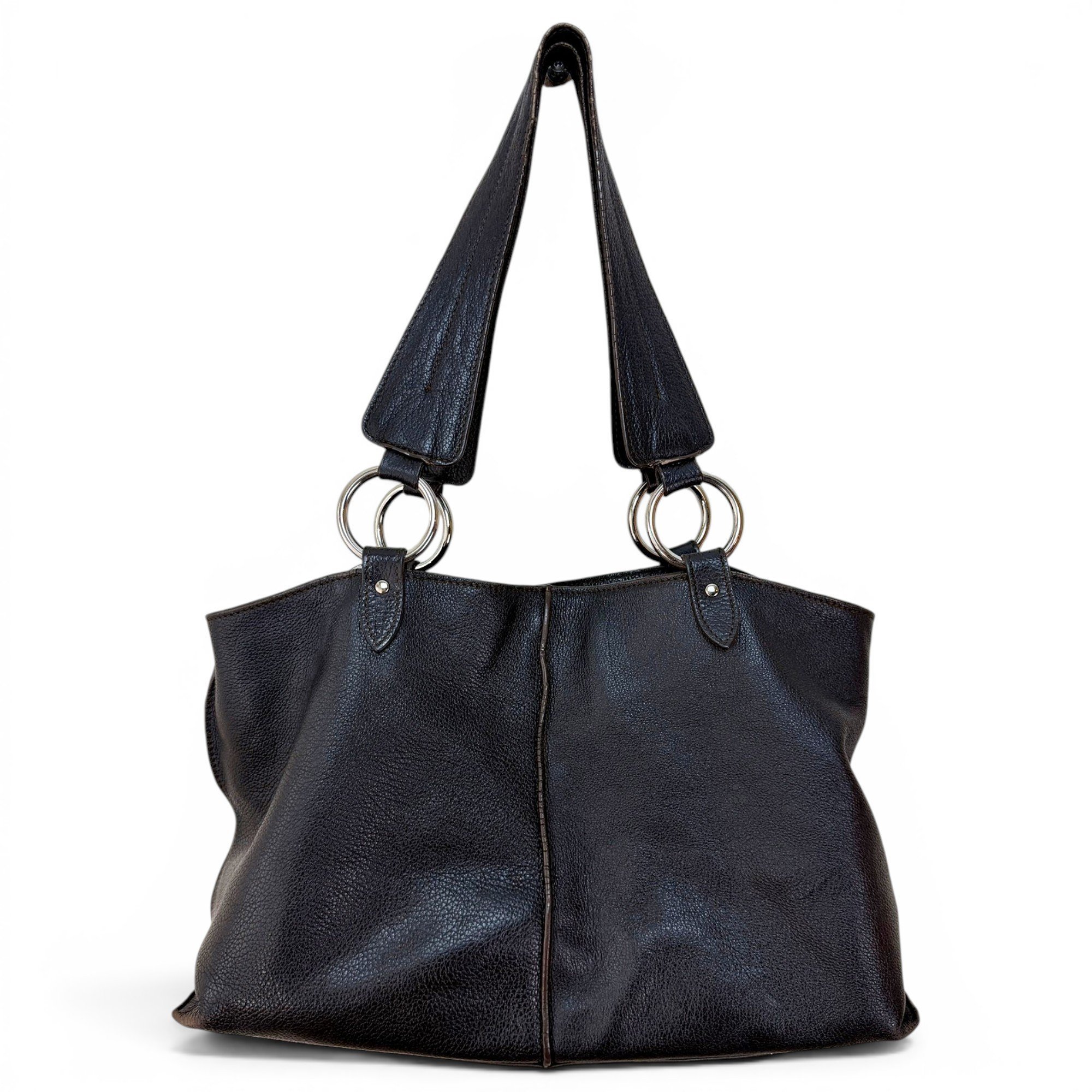Leather handbag