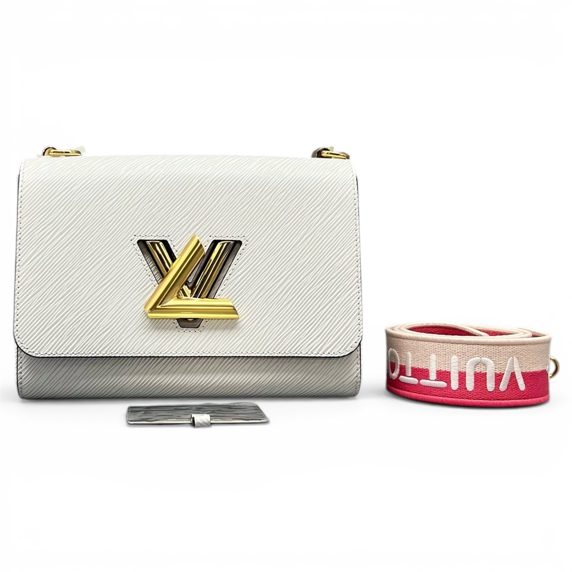 Twist leather handbag