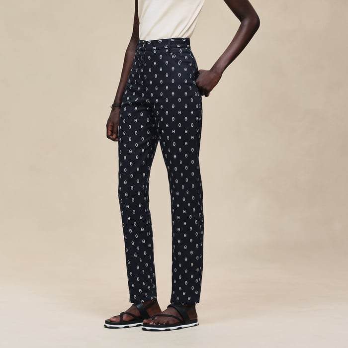 Bleu Marine "Chaine D’ancre" Straight Leg Pants