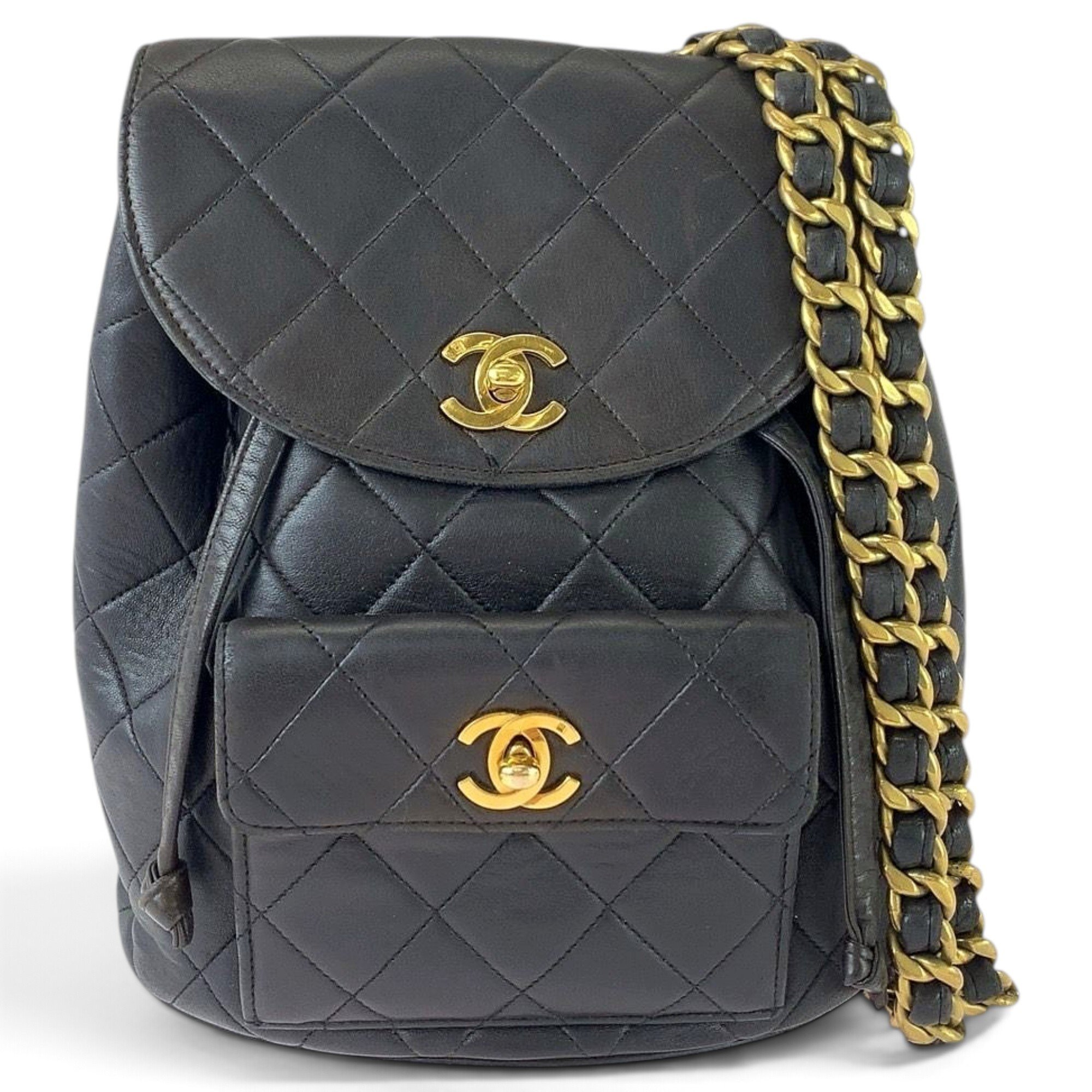 Leather backpack