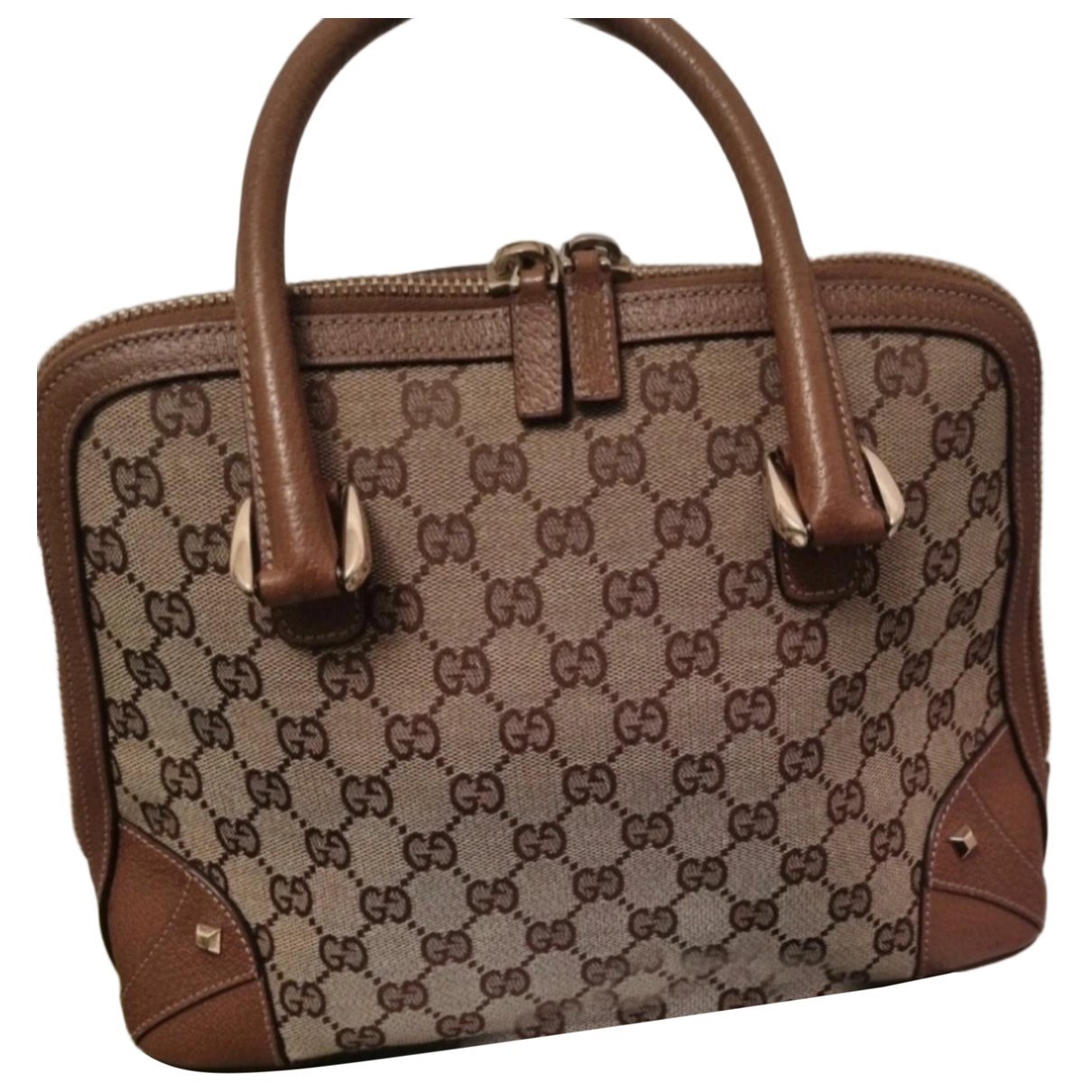 Dôme leather handbag