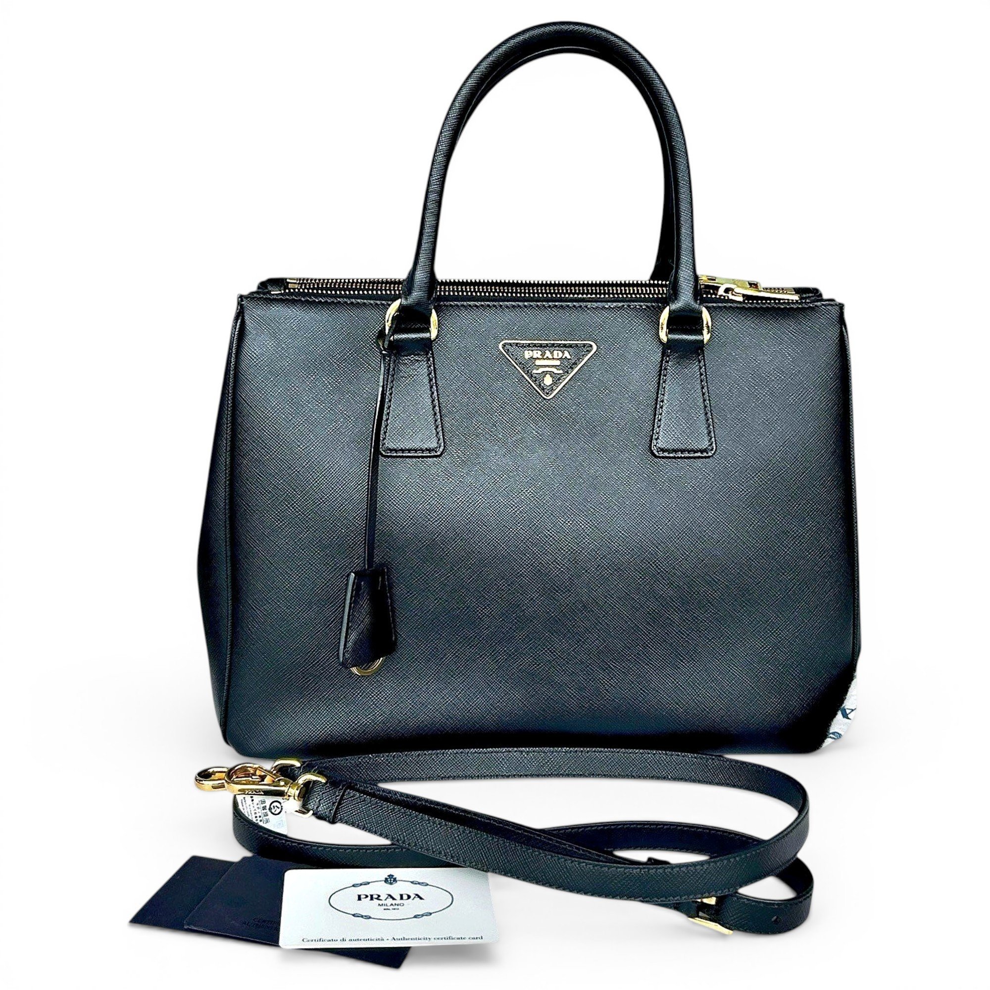 Galleria leather handbag
