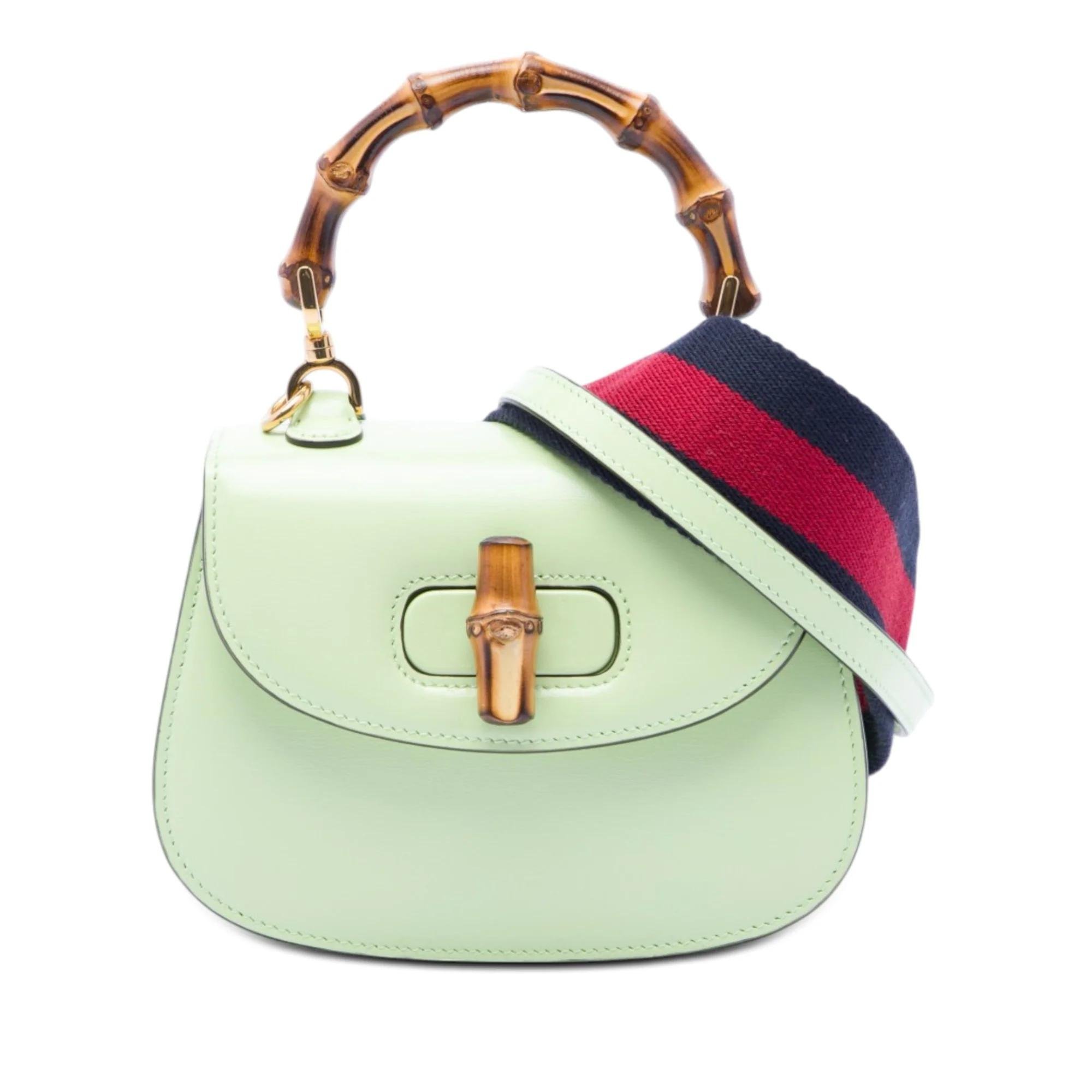 Bamboo Top Handle pony-style calfskin handbag