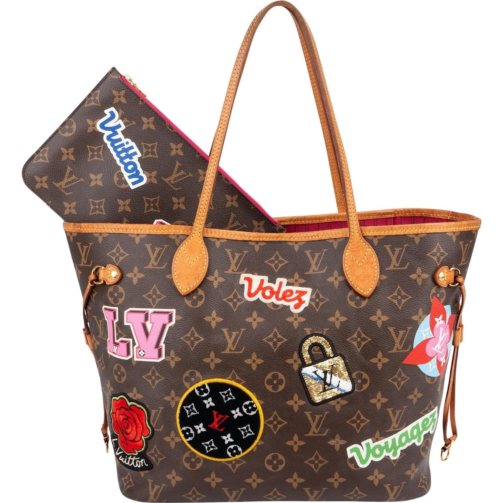 Neverfull leather handbag