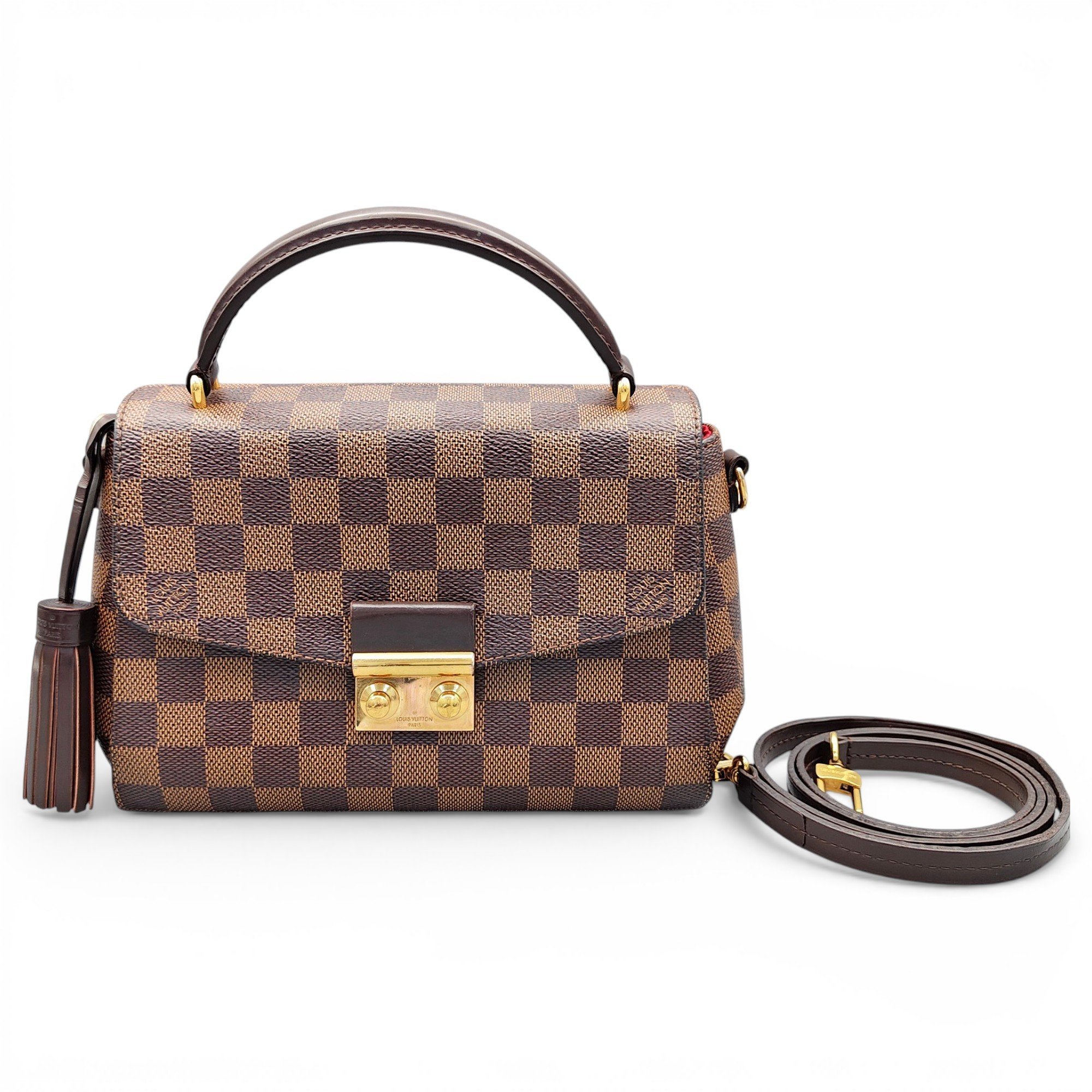 Croisette leather handbag
