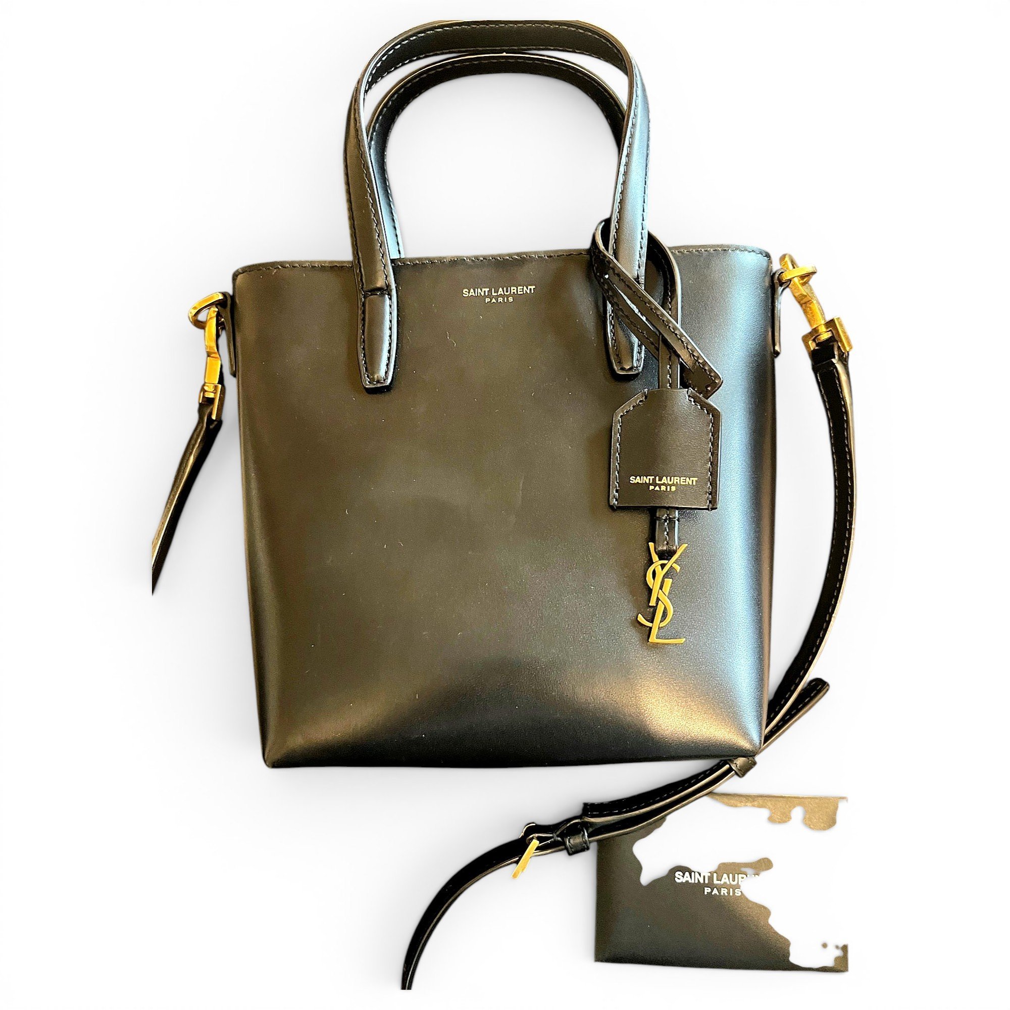 Leather tote