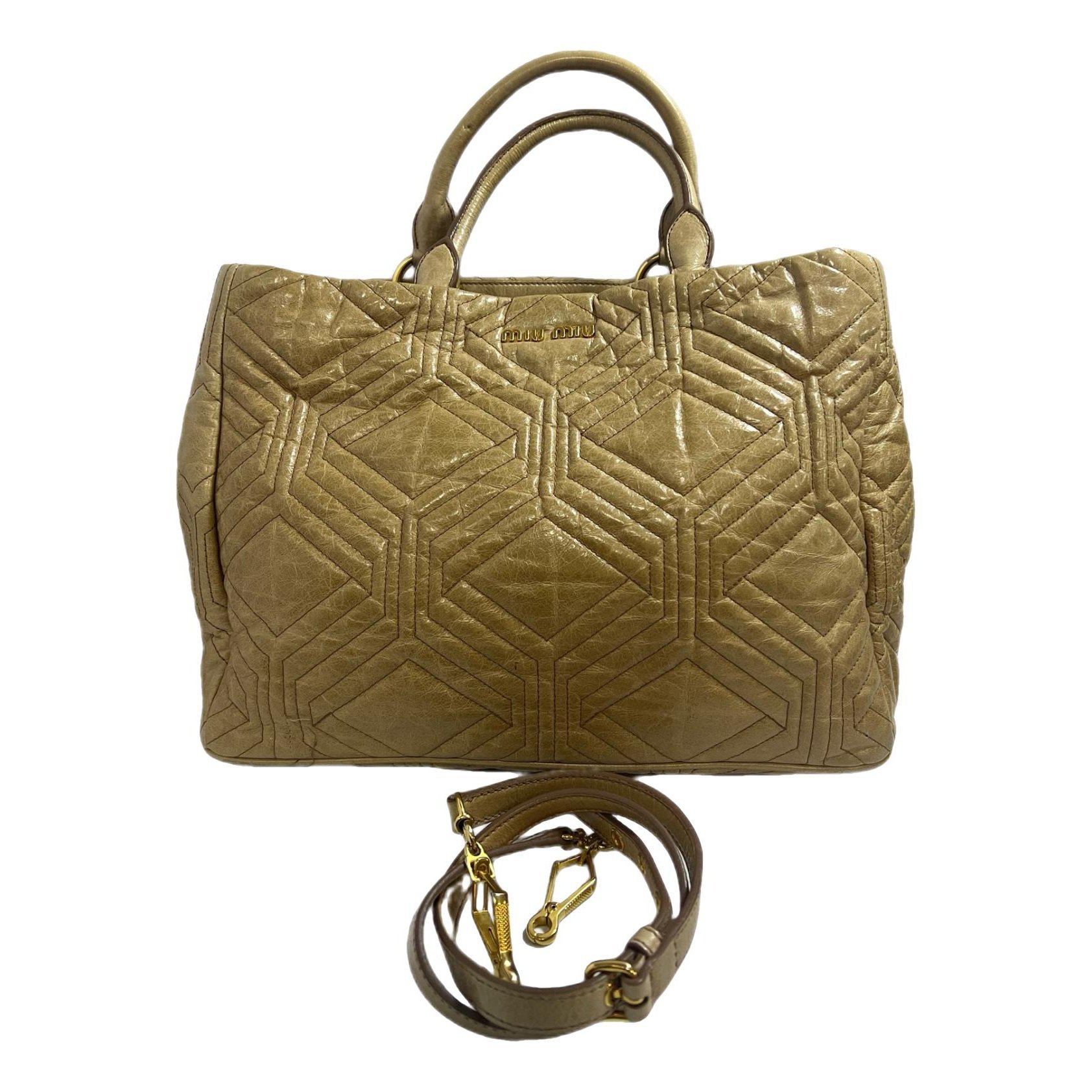 Matelassé leather crossbody bag