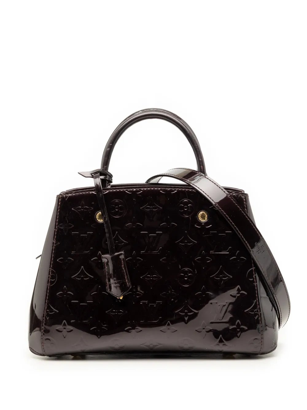 2015 Monogram Vernis Montaigne BB satchel