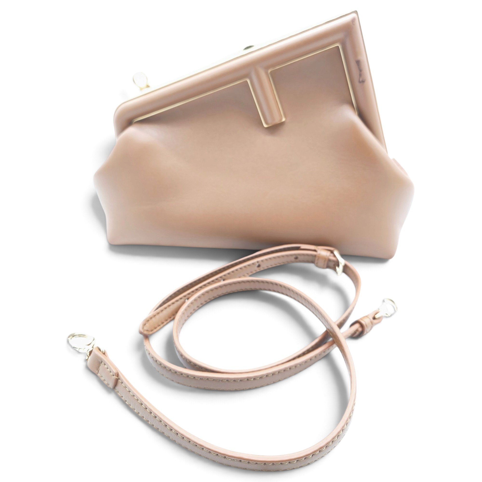 First leather crossbody bag