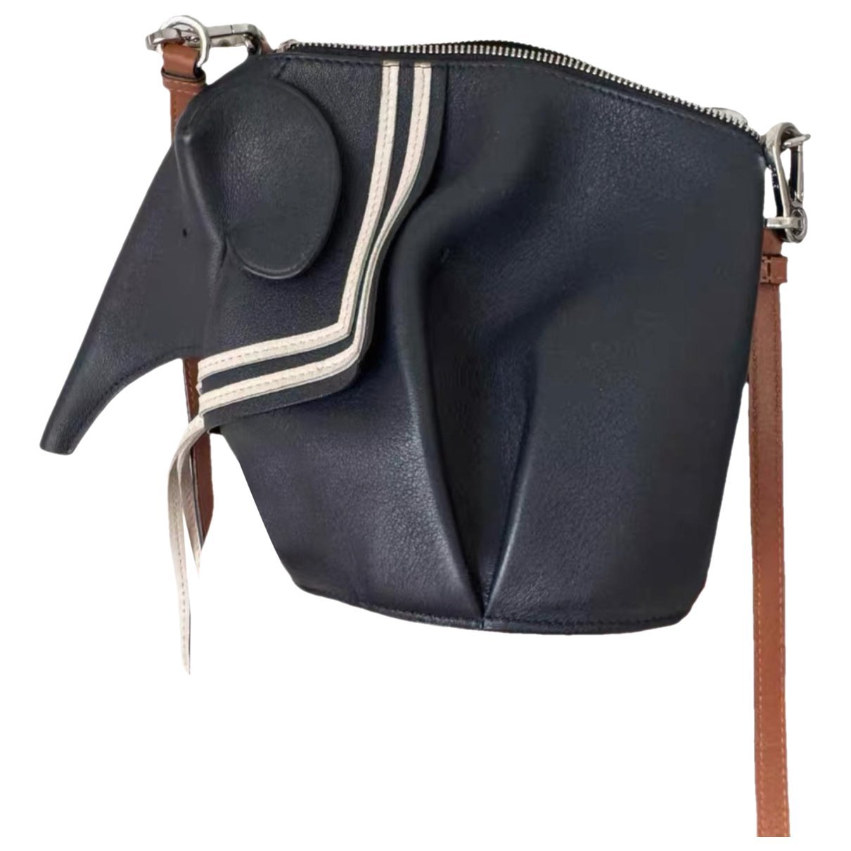 Animals leather crossbody bag