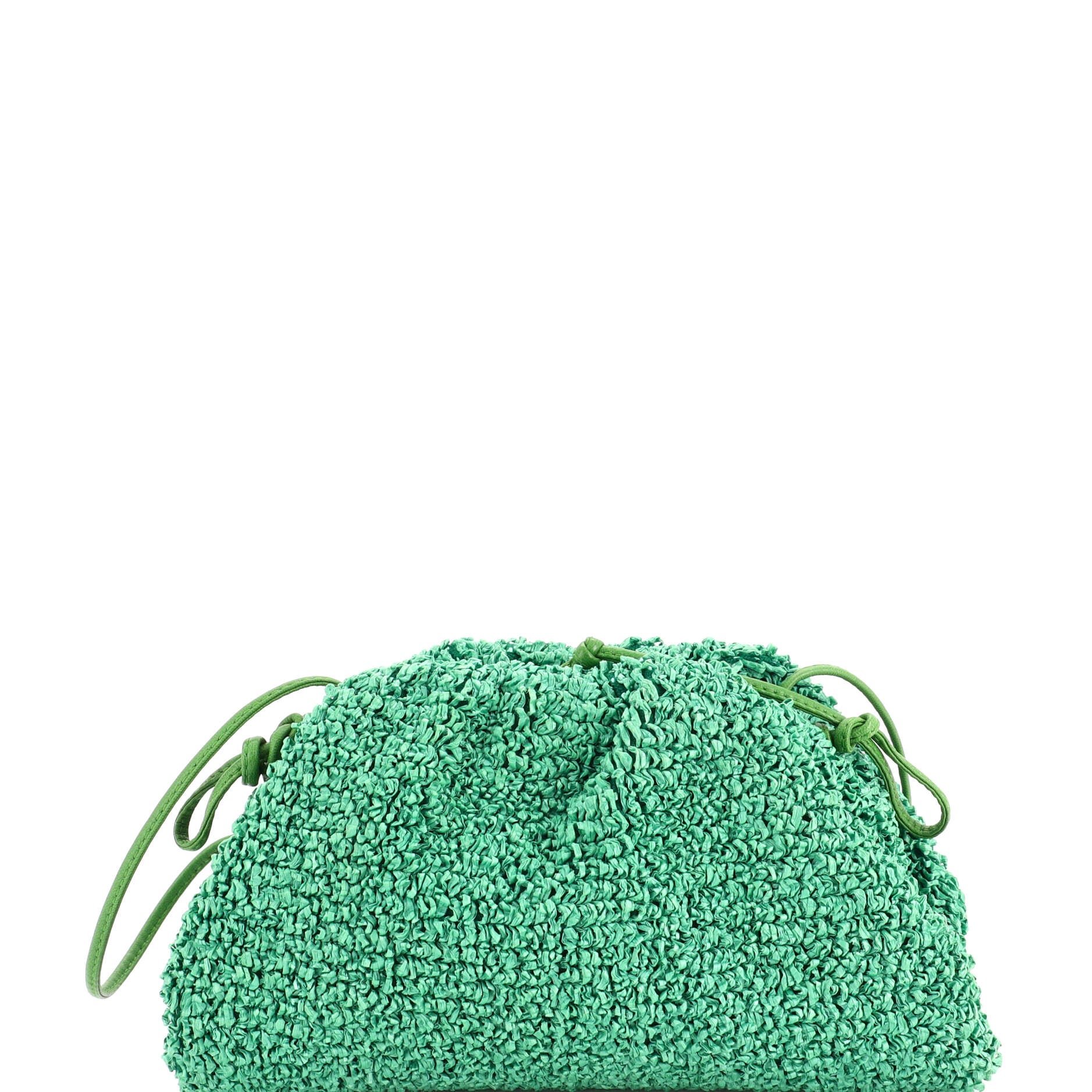 The Pouch Curly Raffia Mini