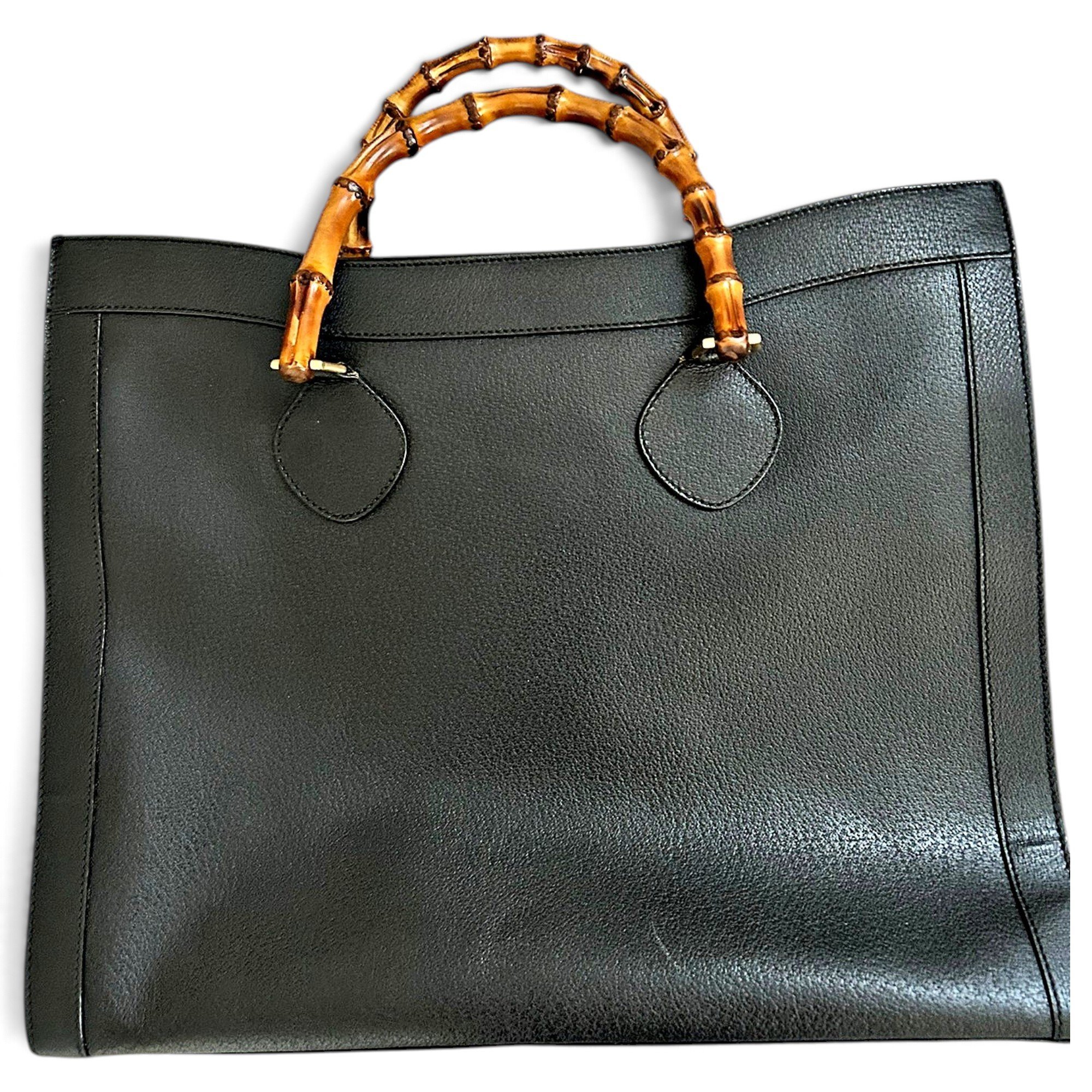 Leather tote