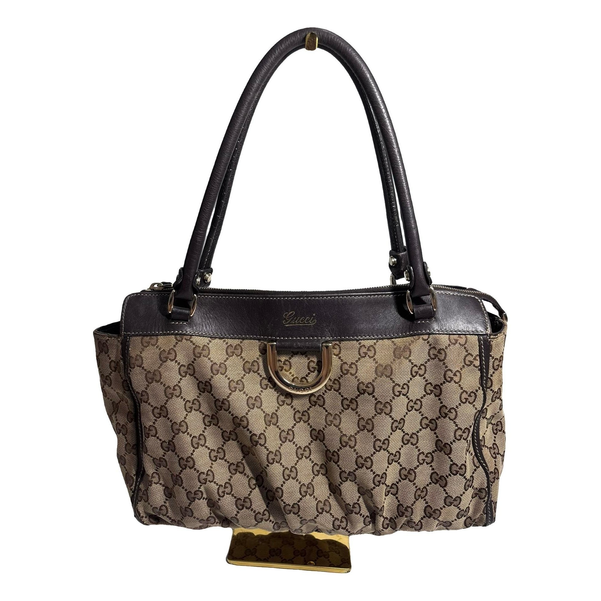 D-Ring leather handbag