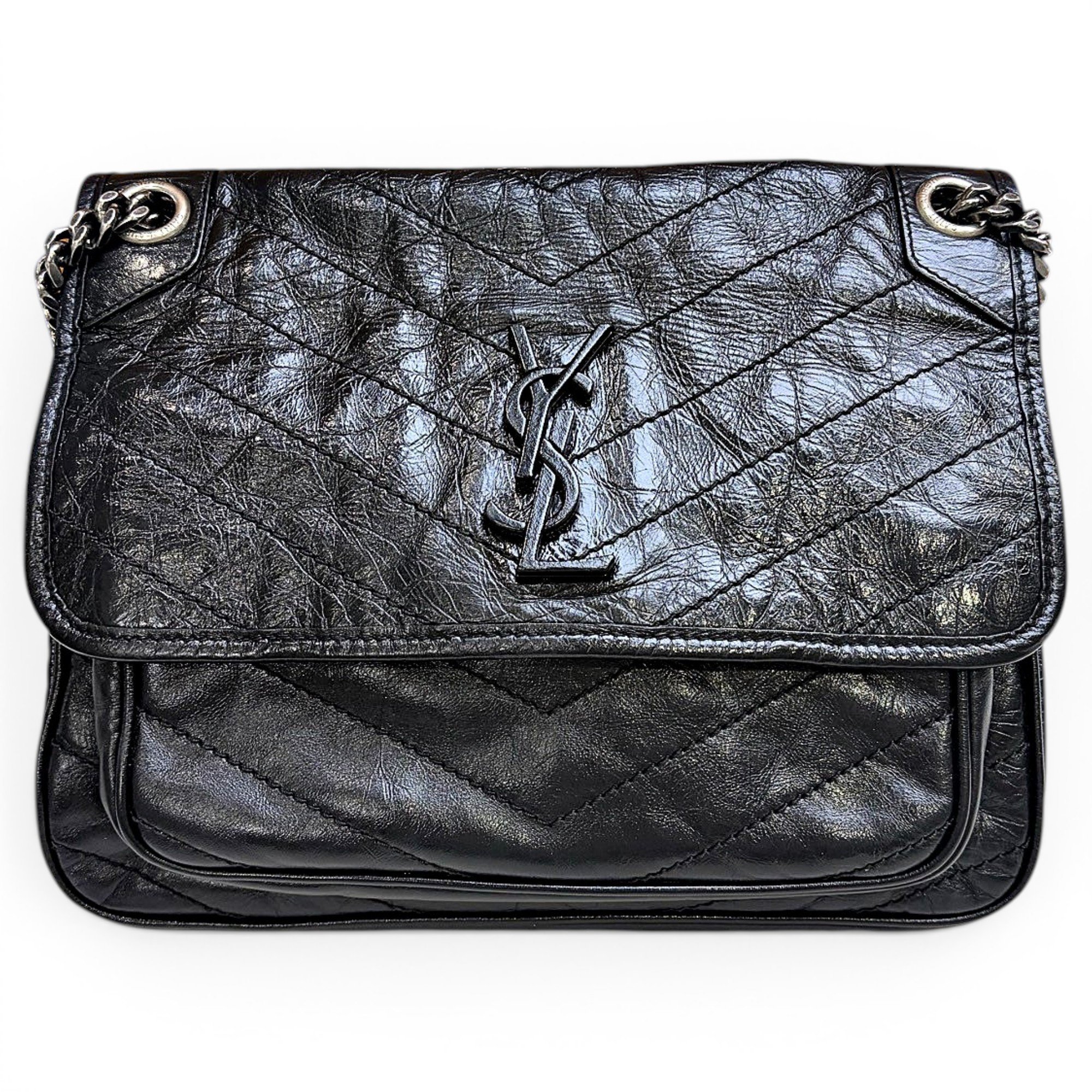 Niki leather crossbody bag