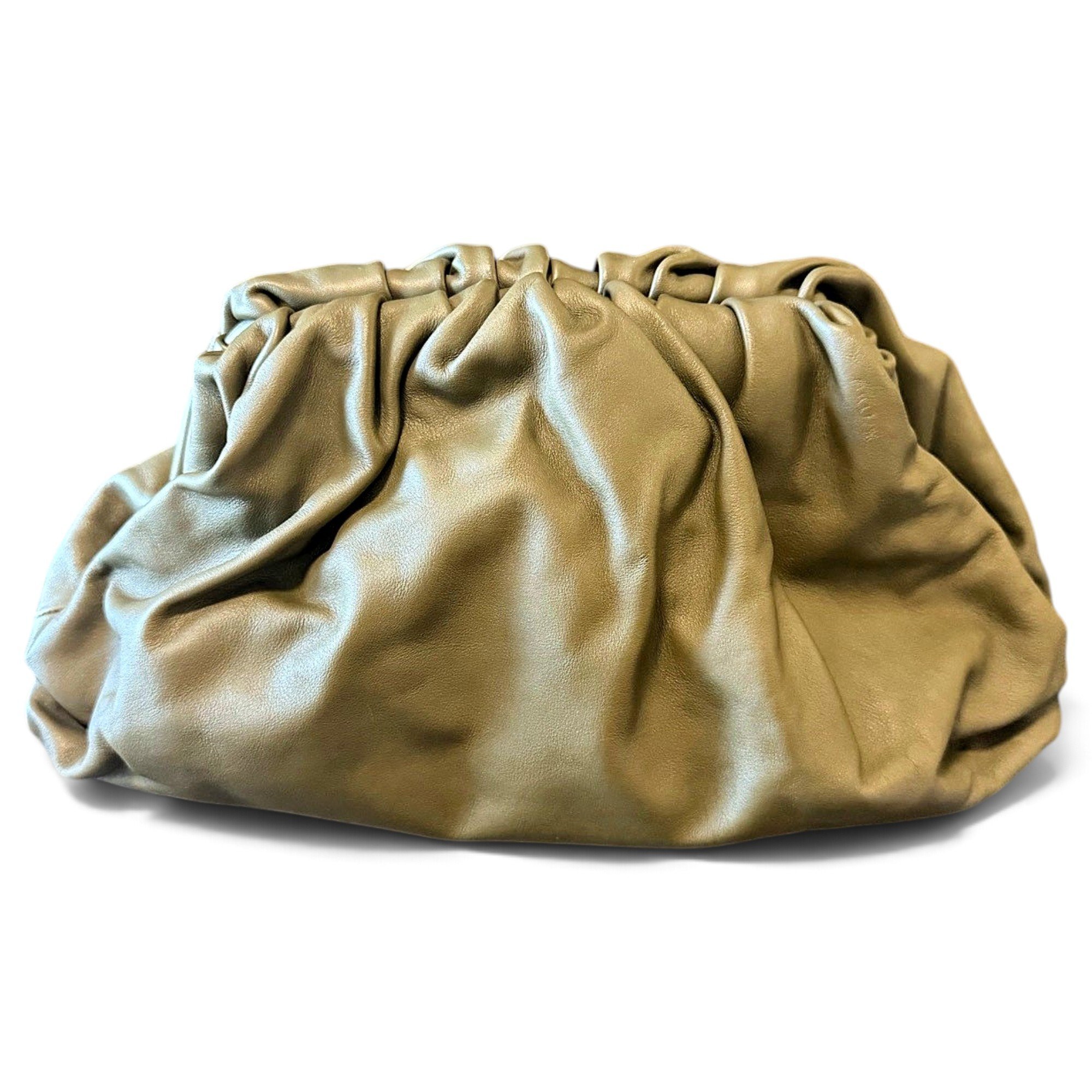 Pouch leather handbag