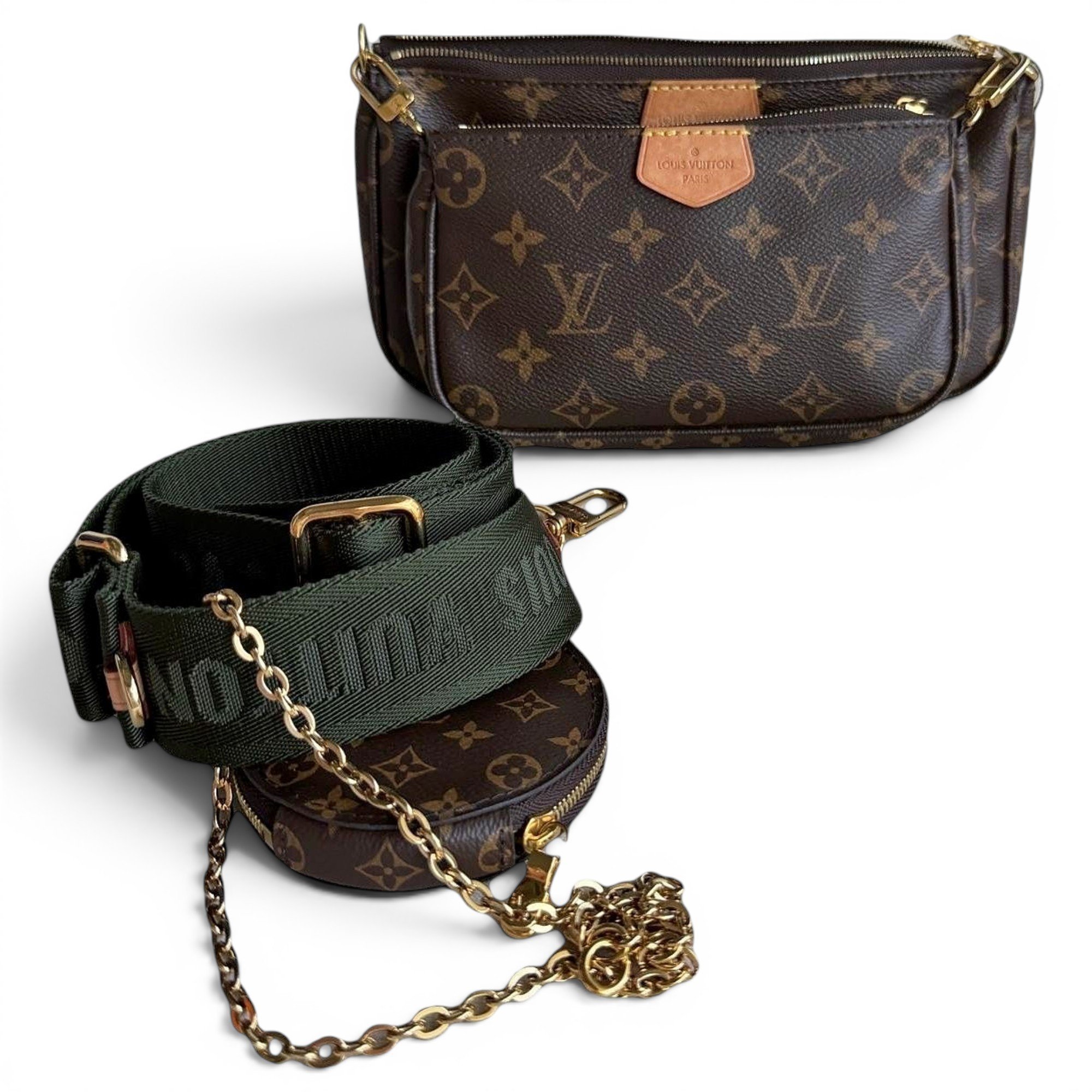 Multi Pochette Accessoires leather handbag
