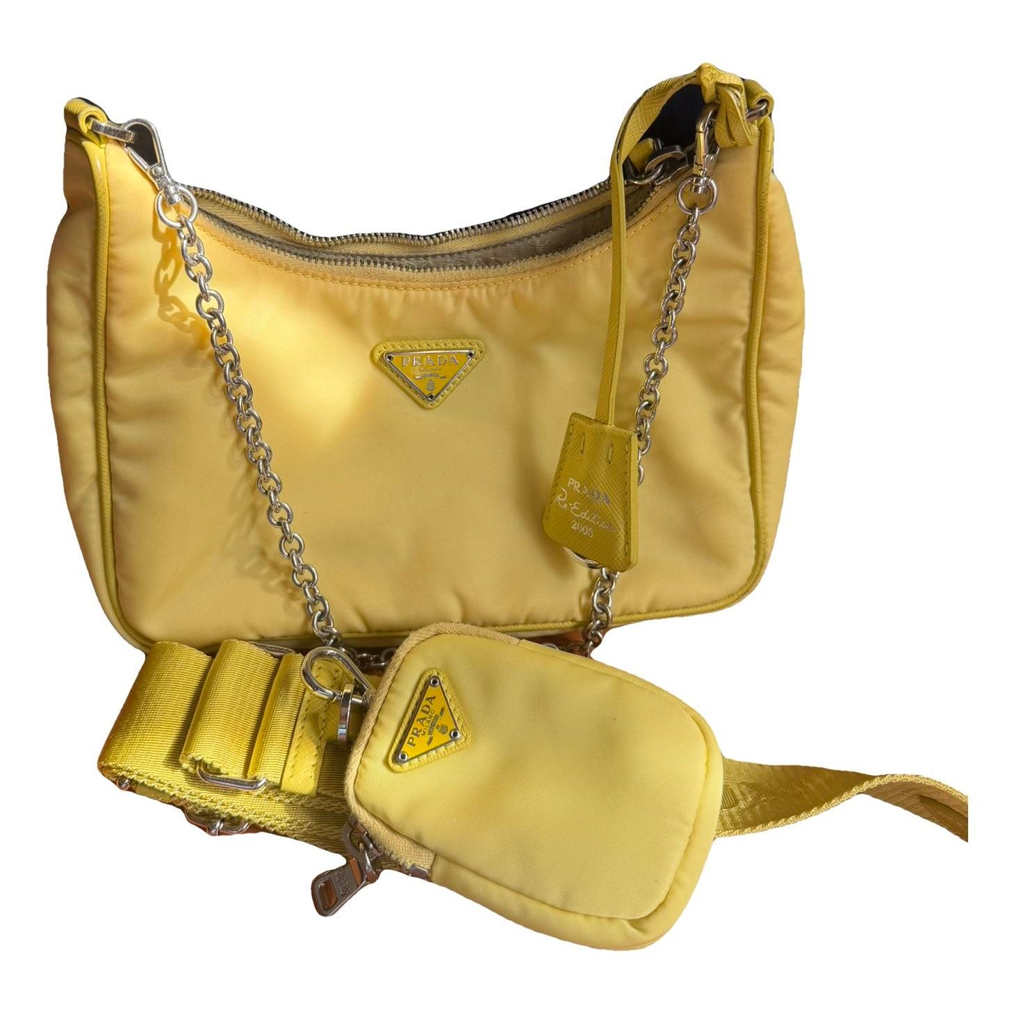 Re-edition cloth handbag
