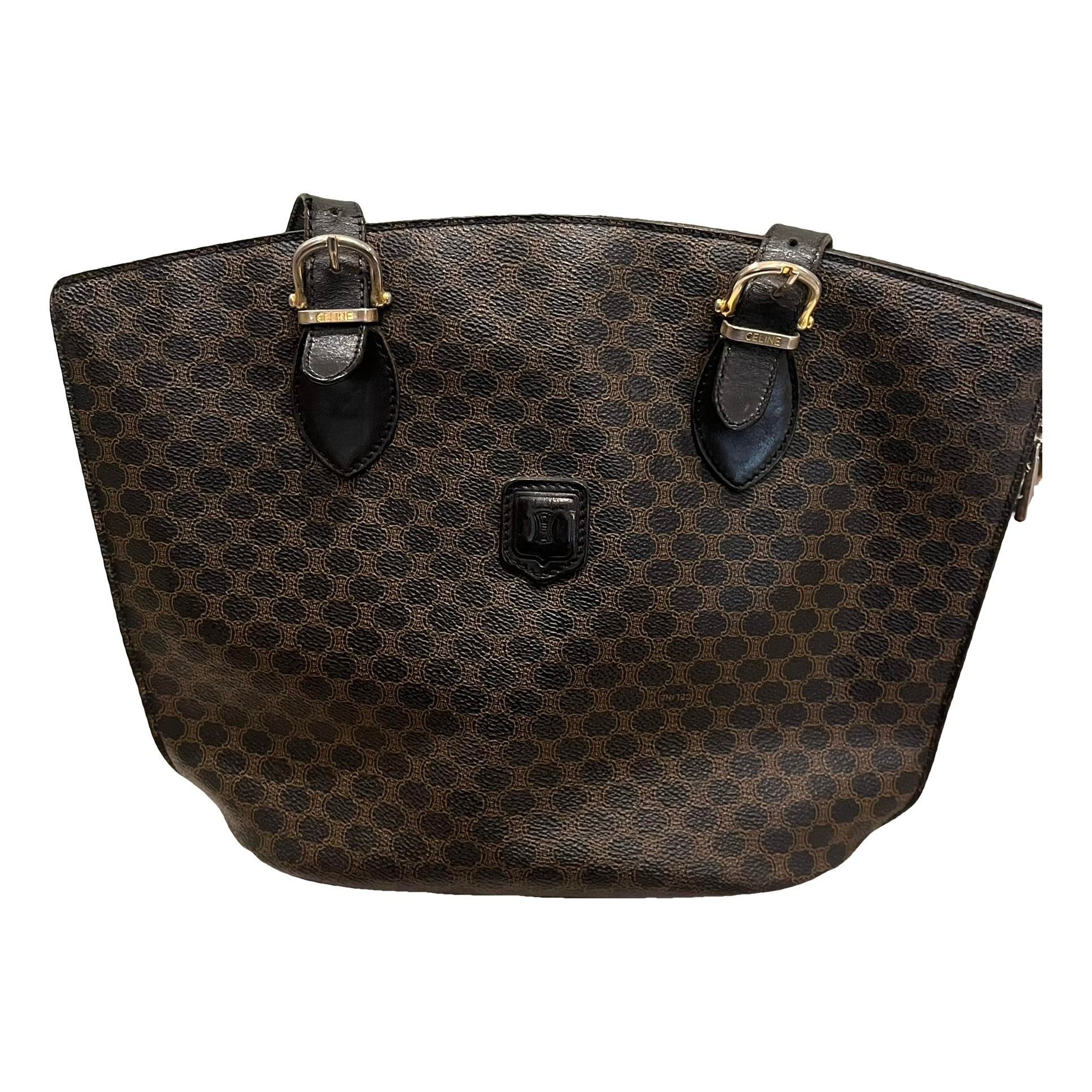 Triomphe leather handbag