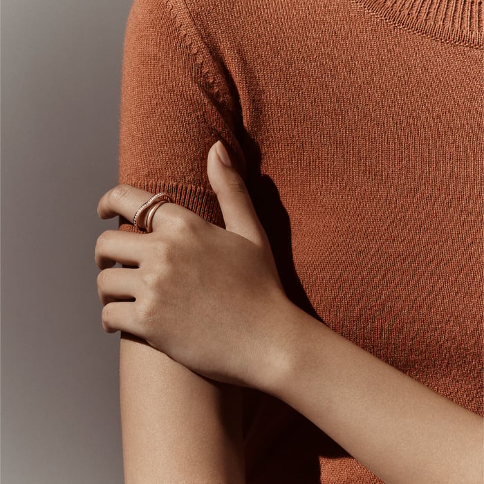 Sans Coloris Vertige Cœur Ring, Medium Model