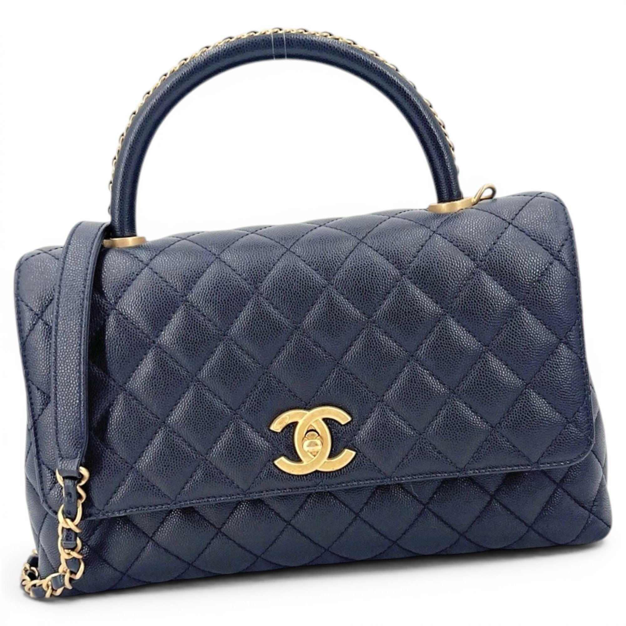 Coco Handle leather handbag