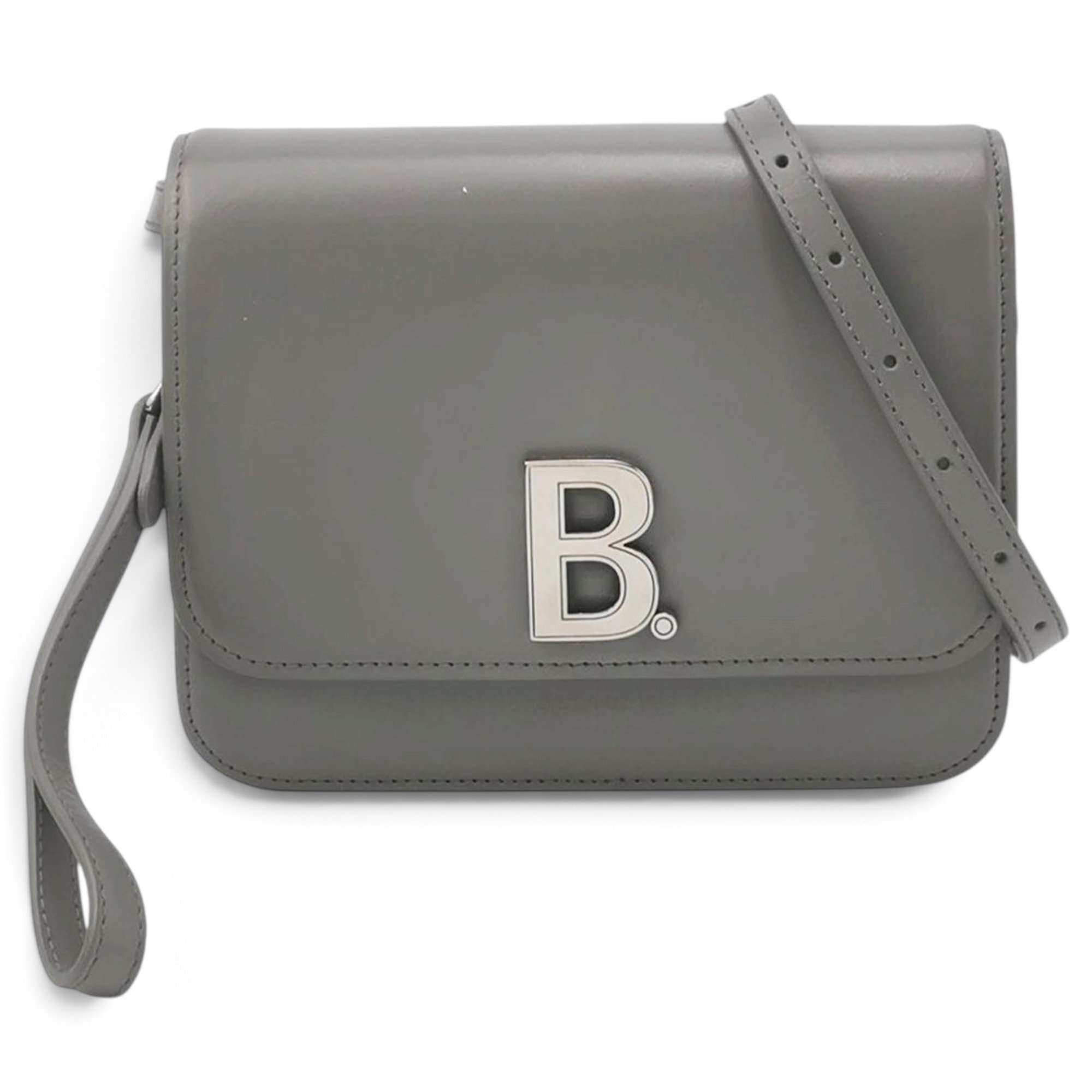 B leather crossbody bag