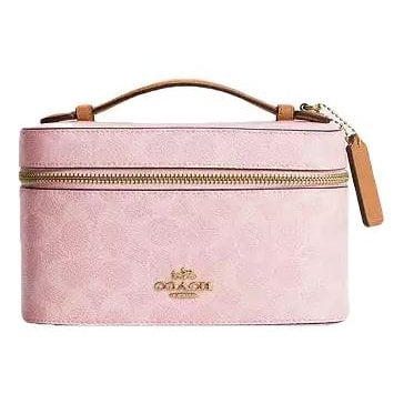 Leather vanity case