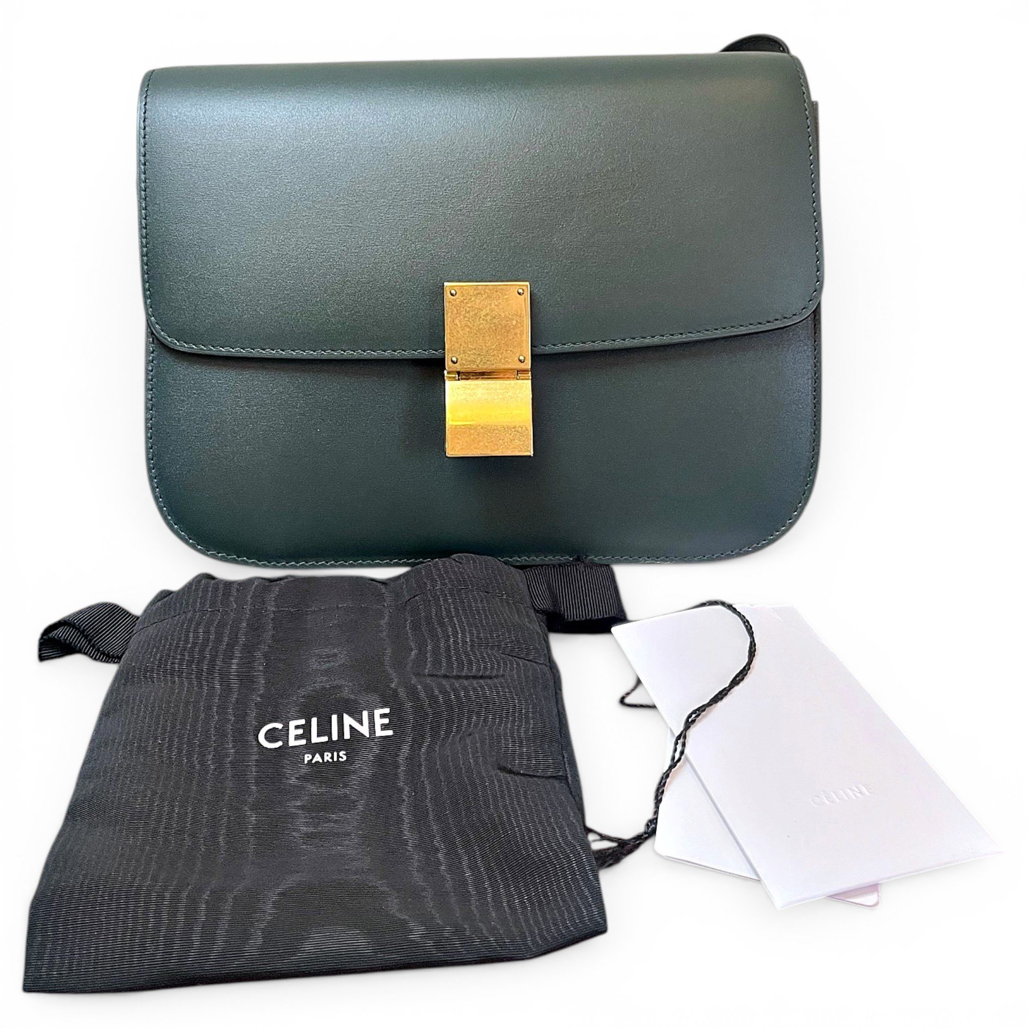 Classic leather handbag