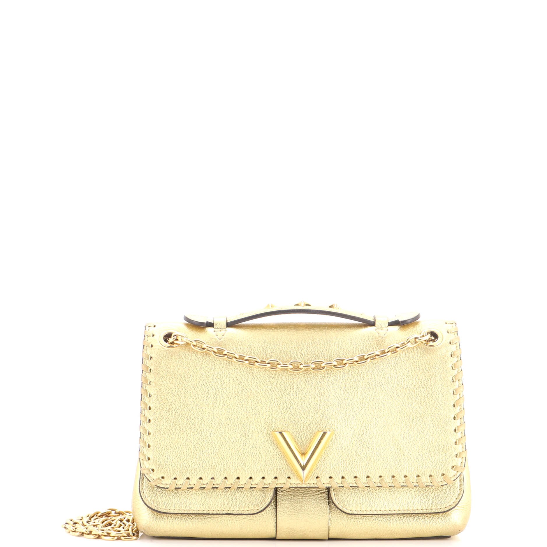 Very Chain Bag Whipstitch Leather