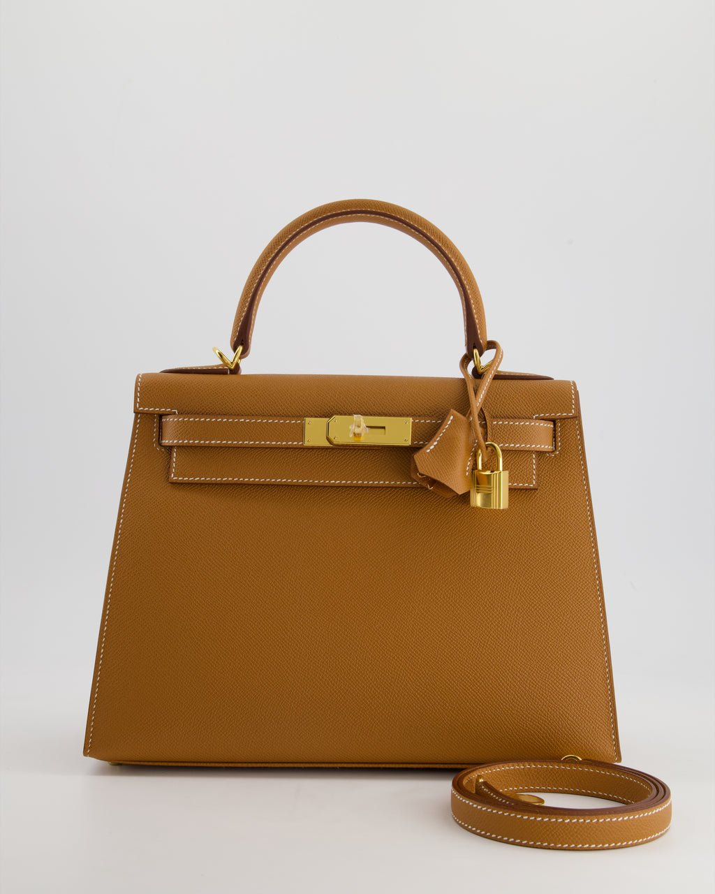 *HOLY GRAIL* Hermès Kelly 28 Sellier  Bag in Gold Epsom Leather with Gold Hardware