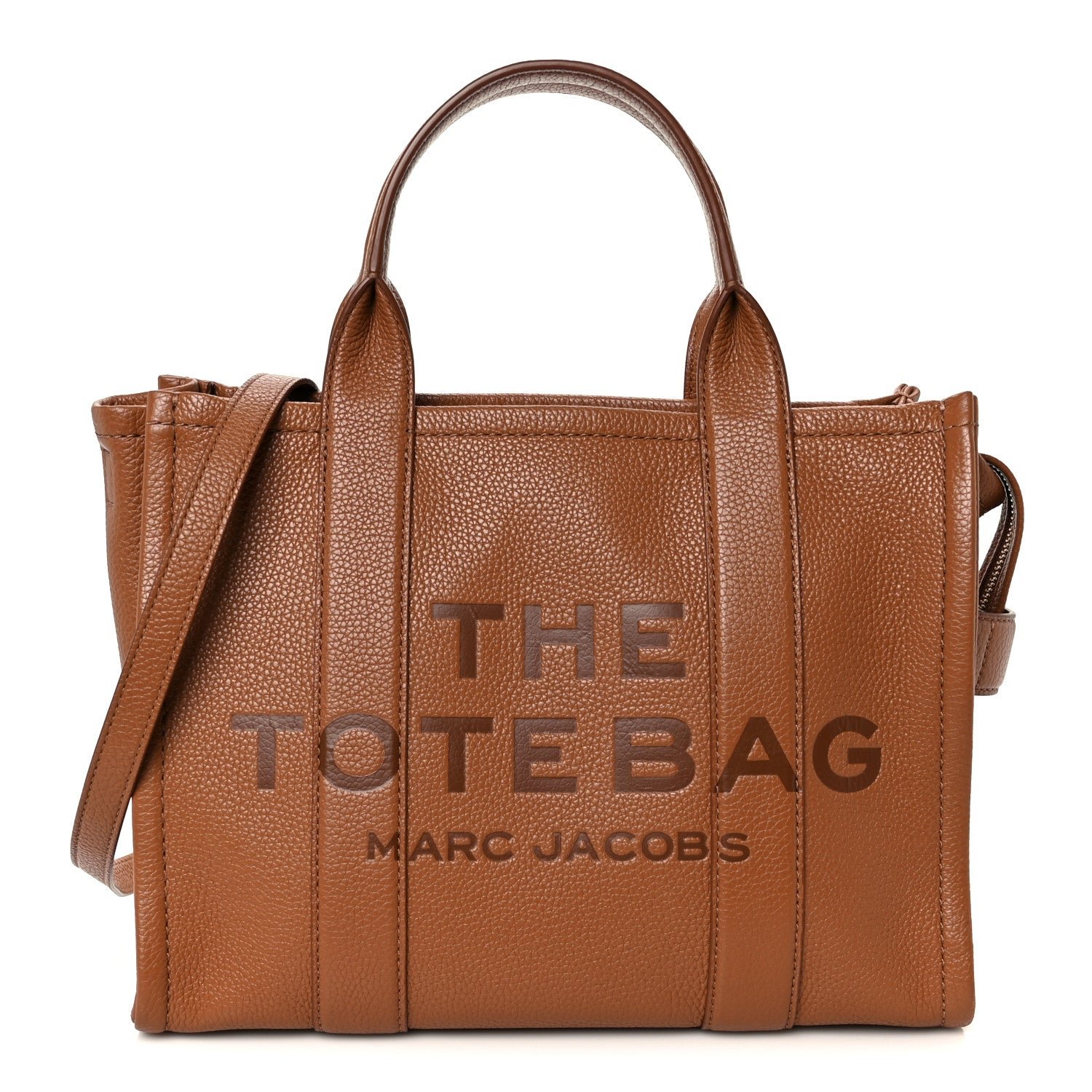 Marc Jacobs Marc Jacobs Grained Calfskin Medium The Tote Bag Argan Oil