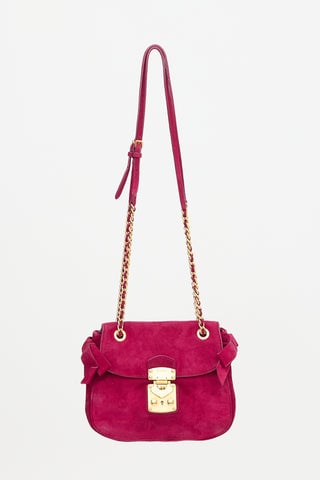 Suede Shoulder Bag