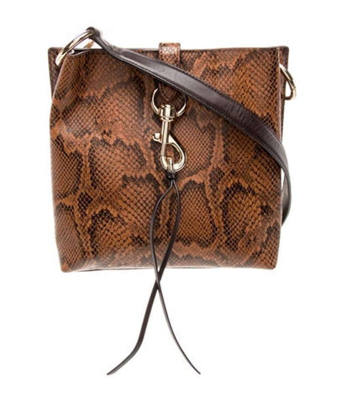 Rebecca Minkoff Minkoff Embossed Leather Shoulder Bag