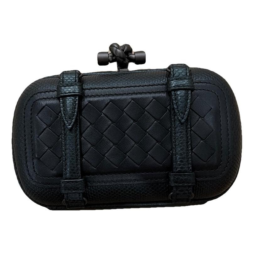 Pochette Knot leather clutch bag