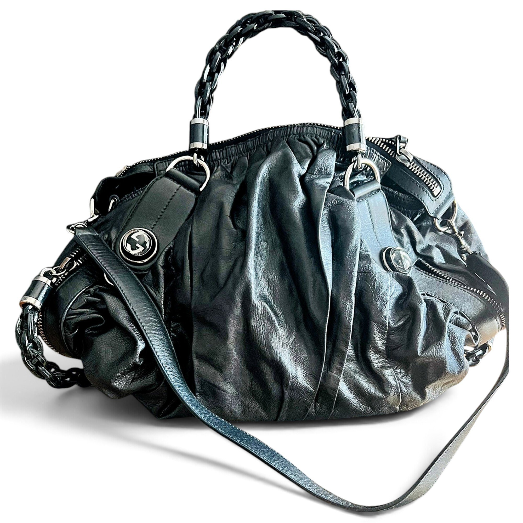 Leather tote