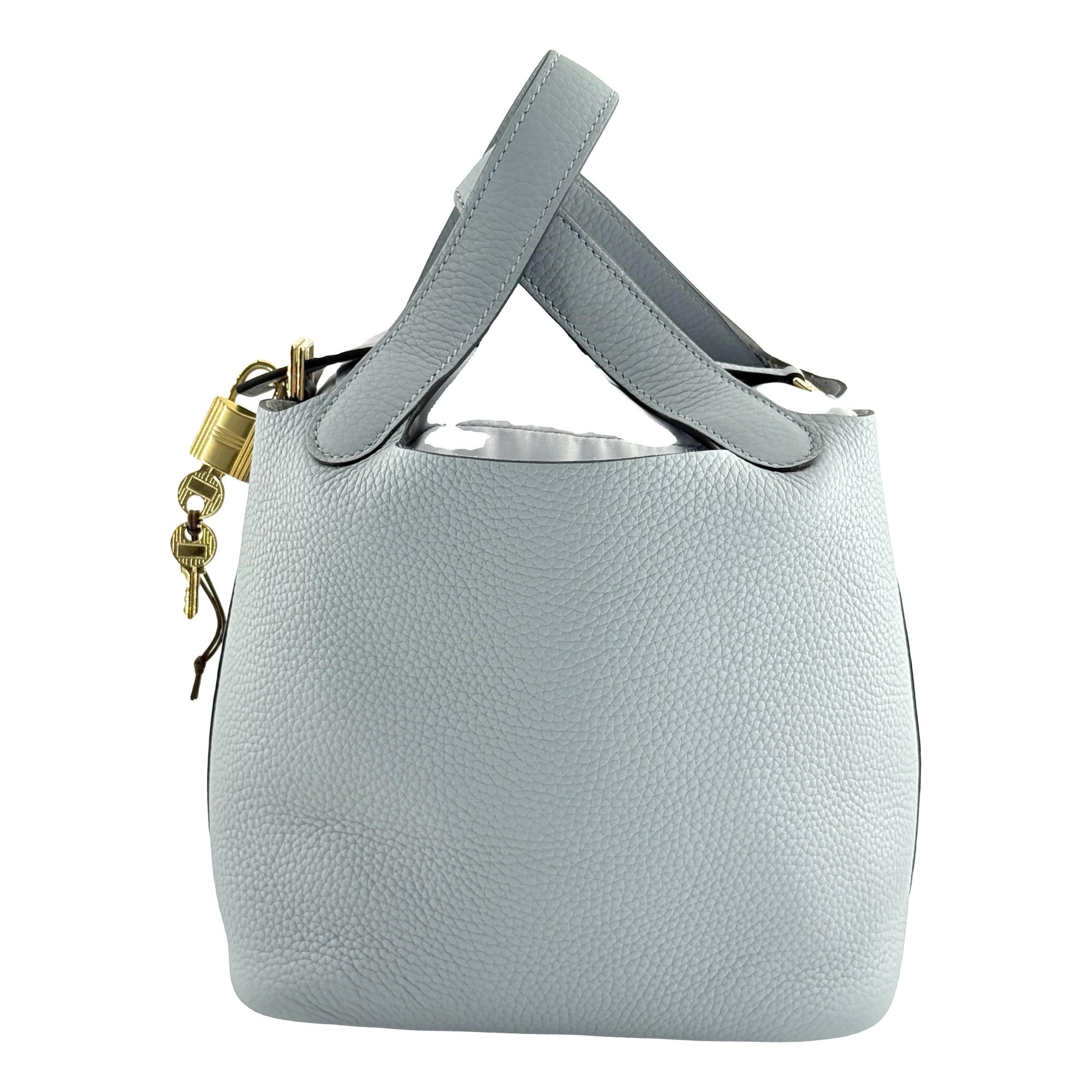 Hermes Picotin 18 Handbag Clemence Leather