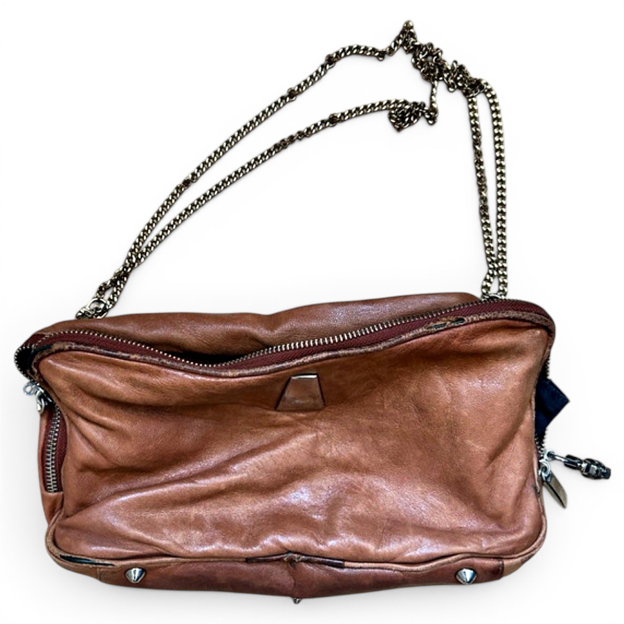 Leather crossbody bag