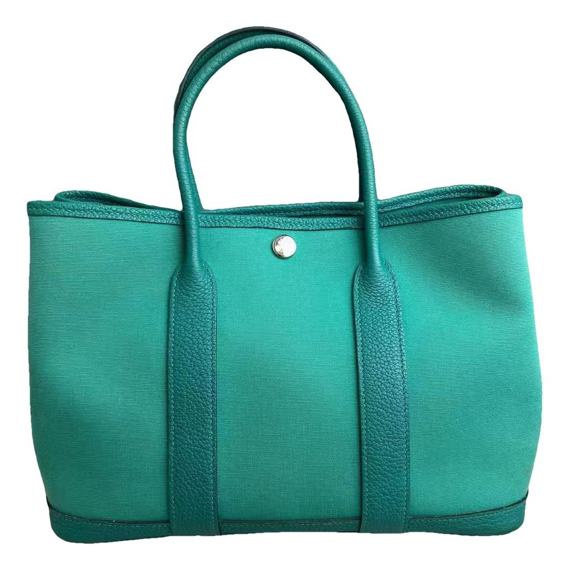 Hermes Garden Party 30 Handbag Natural 4673