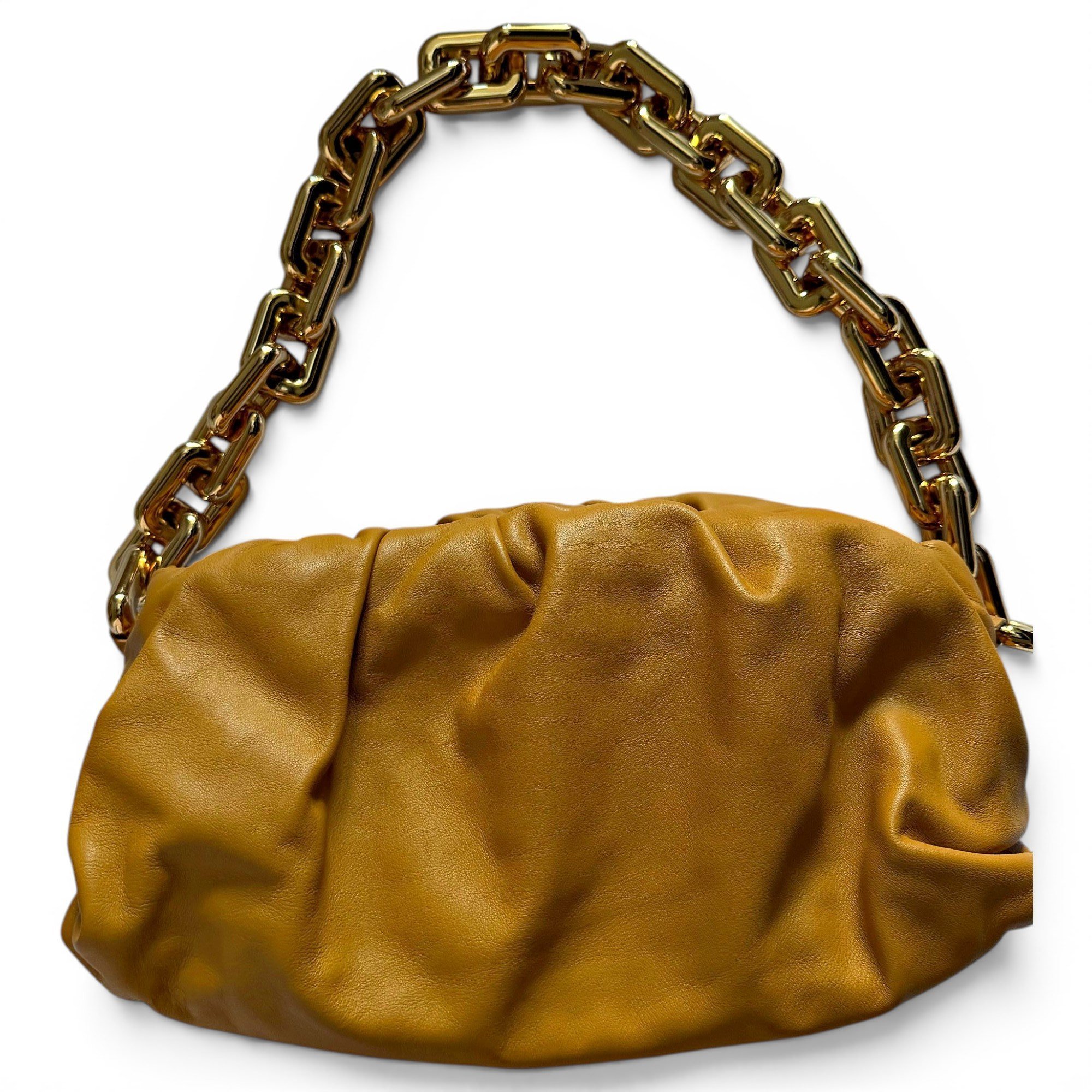 Chain Pouch leather handbag