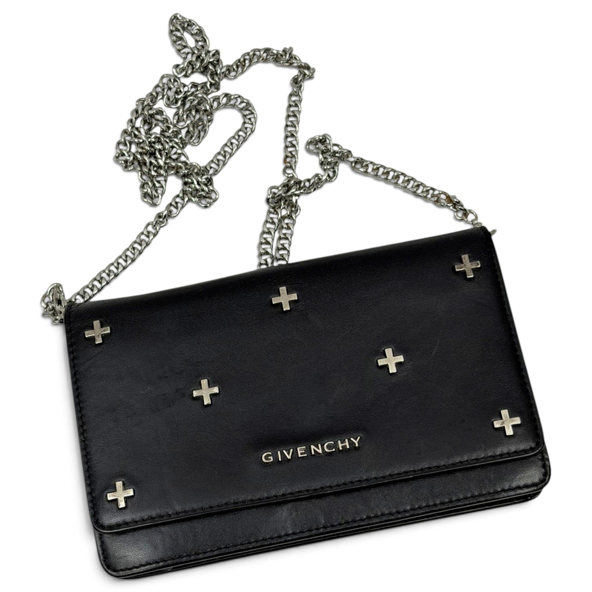 Leather crossbody bag
