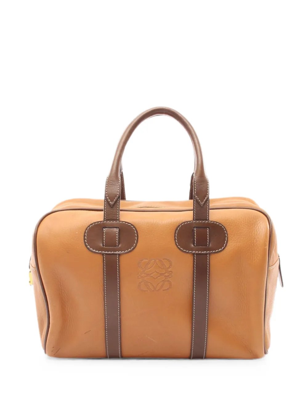 2000s mini Anagram leather Boston bag