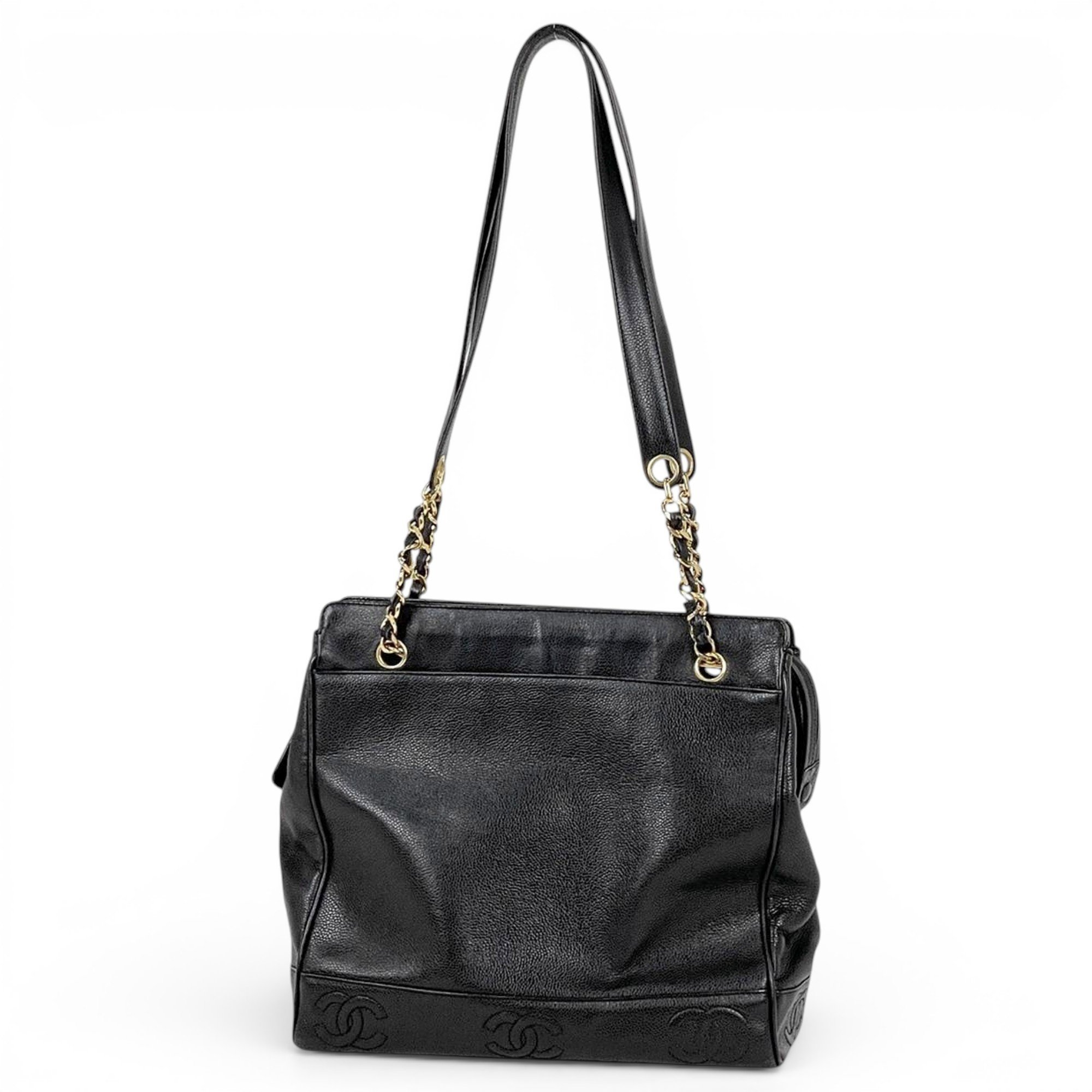 Leather tote