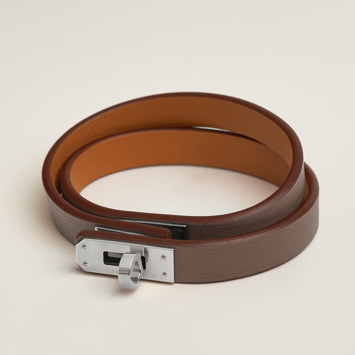 Étoupe Mini Kelly Double Tour Bracelet